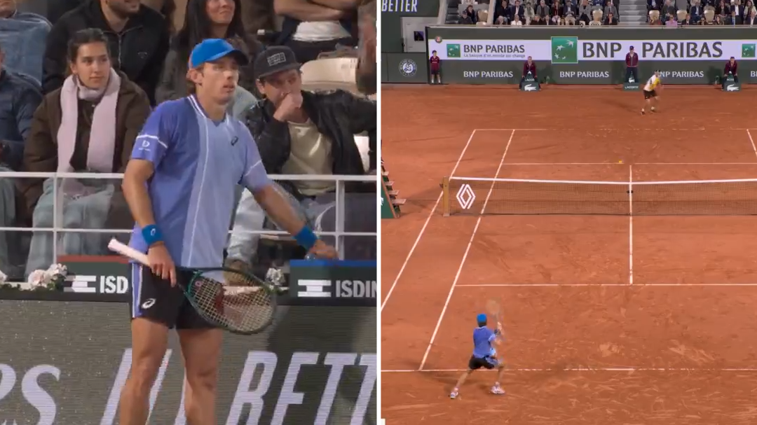 Zverev's epic rally against de Minaur