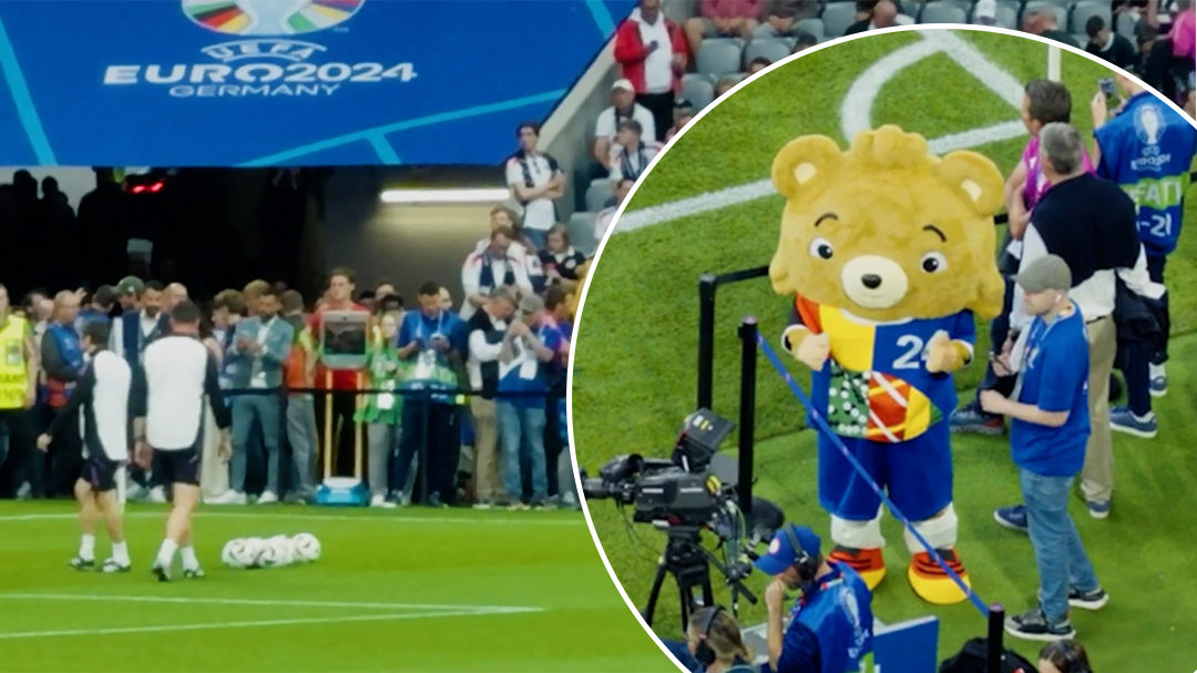 YouTuber invades Euros dressed as mascot