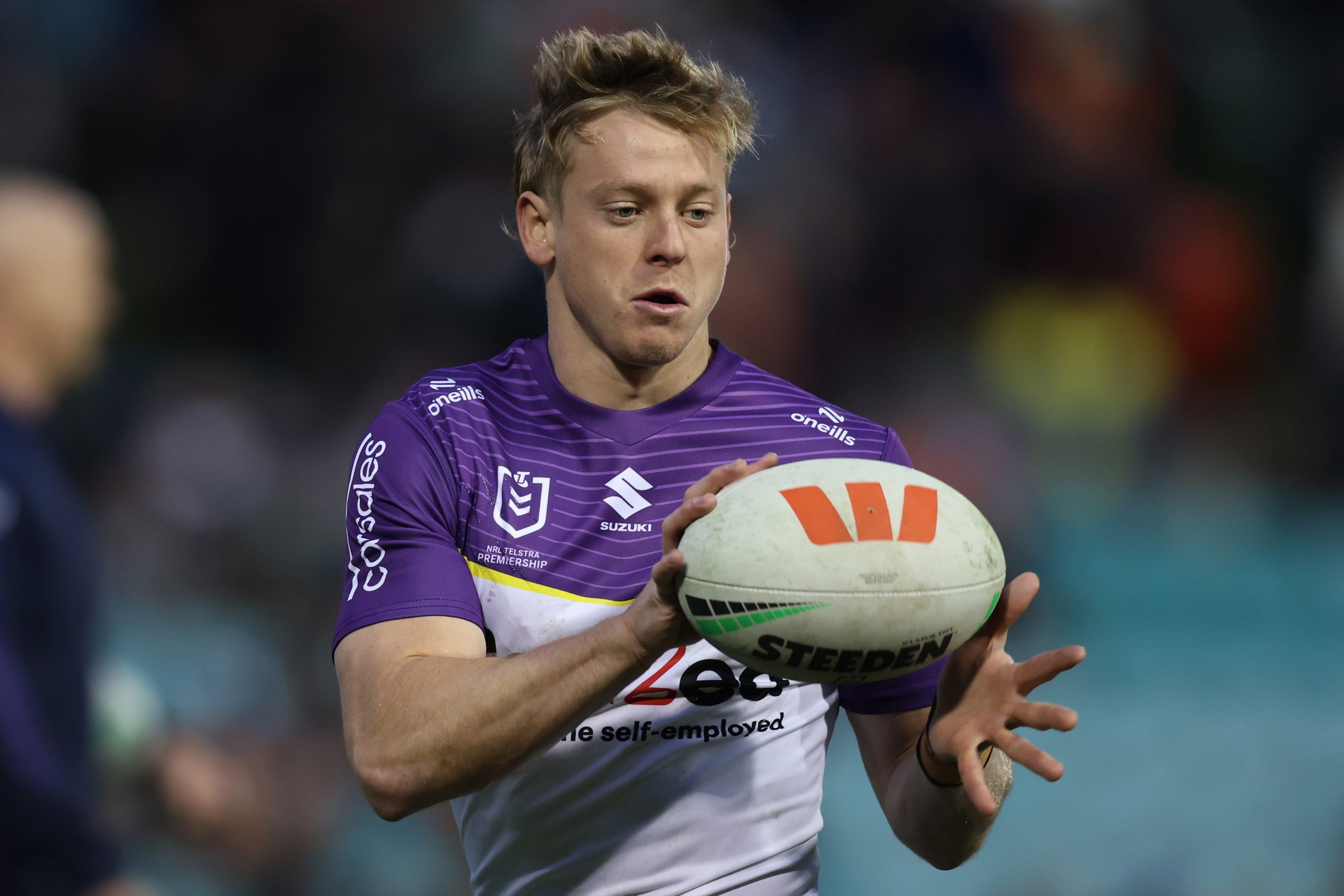 Tyran Wishart of the Melbourne Storm.