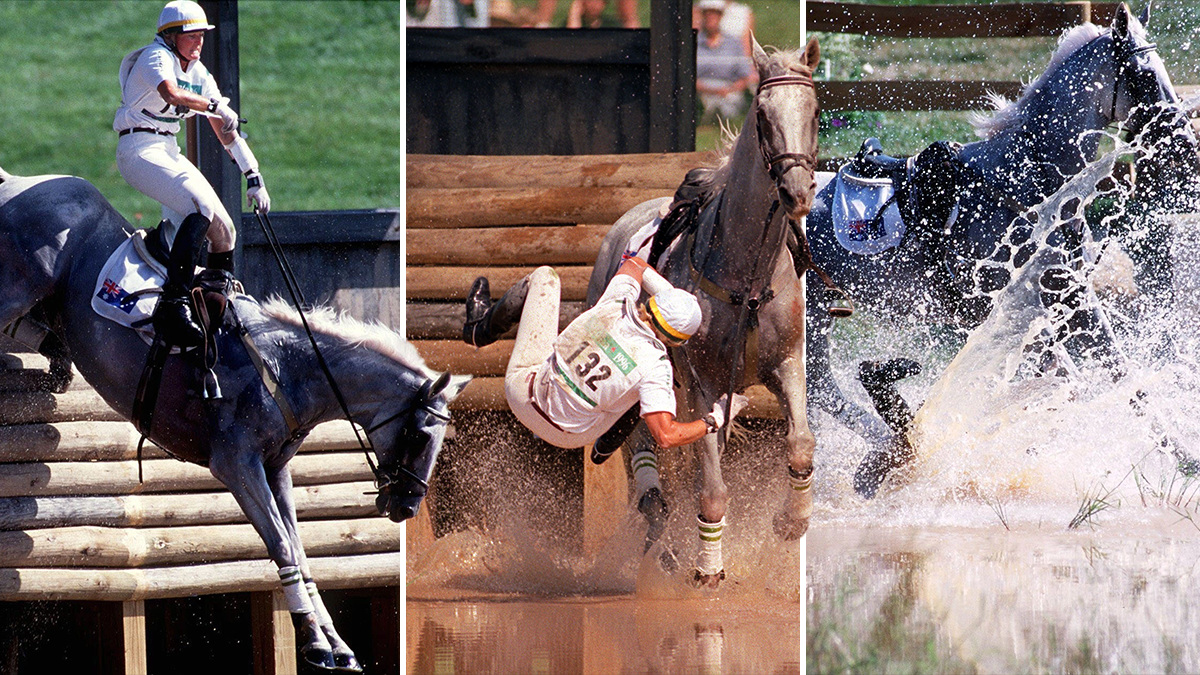 Australian equestrian great Gillian Rolton showed incredible bravery en route to winning gold at the Atlanta 1996 Olympics.