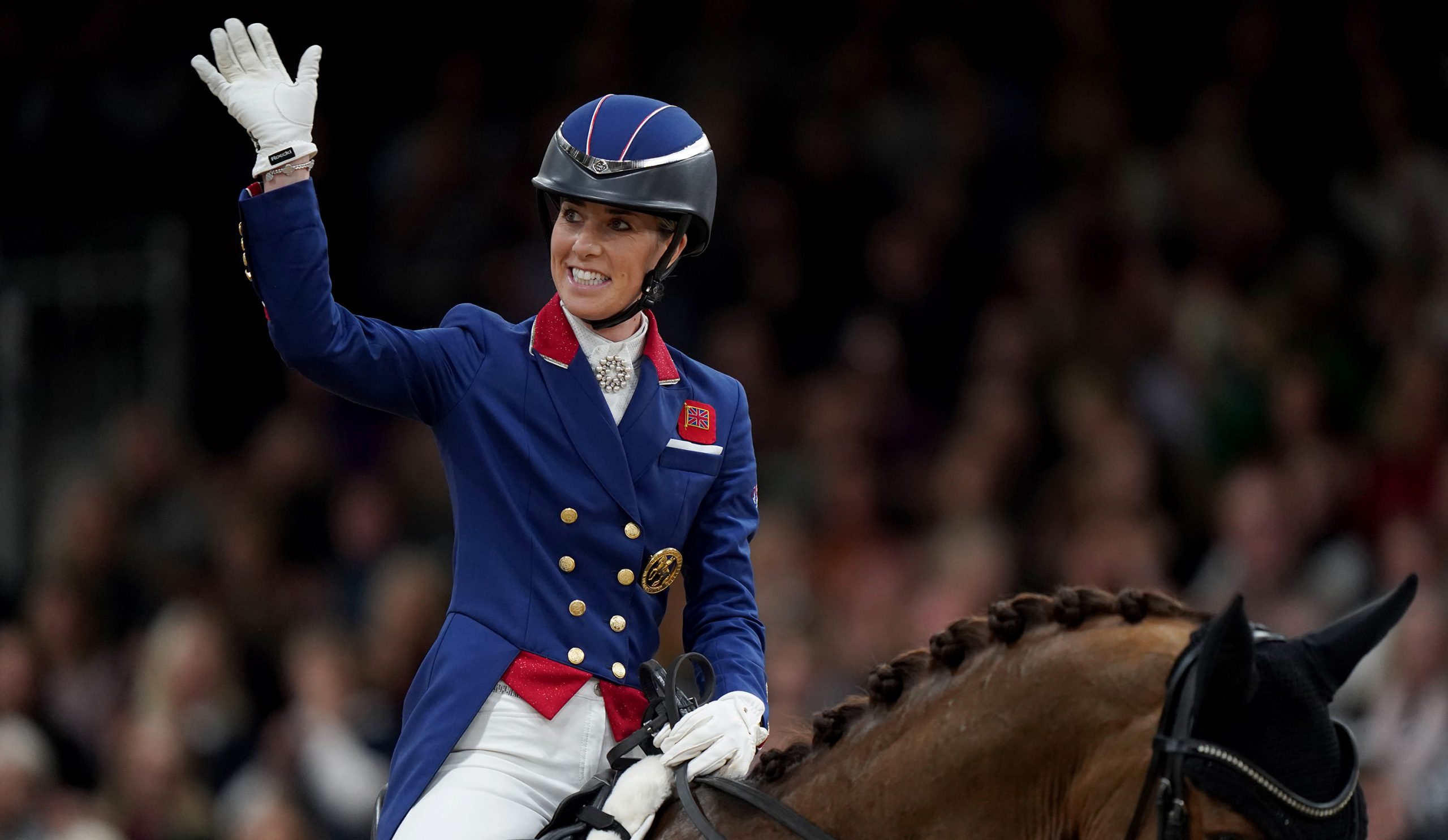 Charlotte Dujardin in action for Britain.