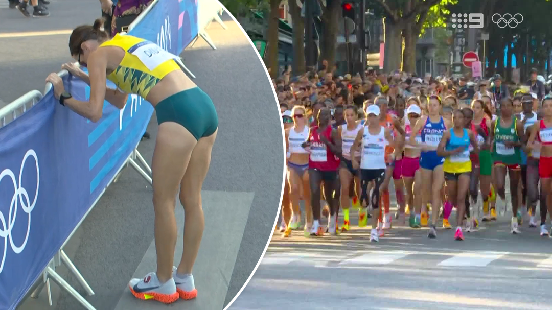 Aussie withdraws from marathon just 1.2km in