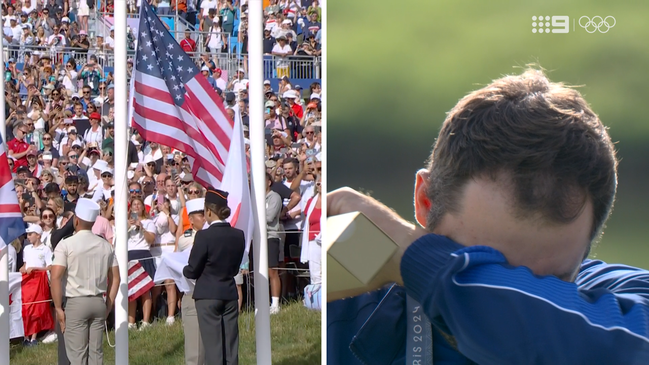 Scheffler cries after Olympic gold win