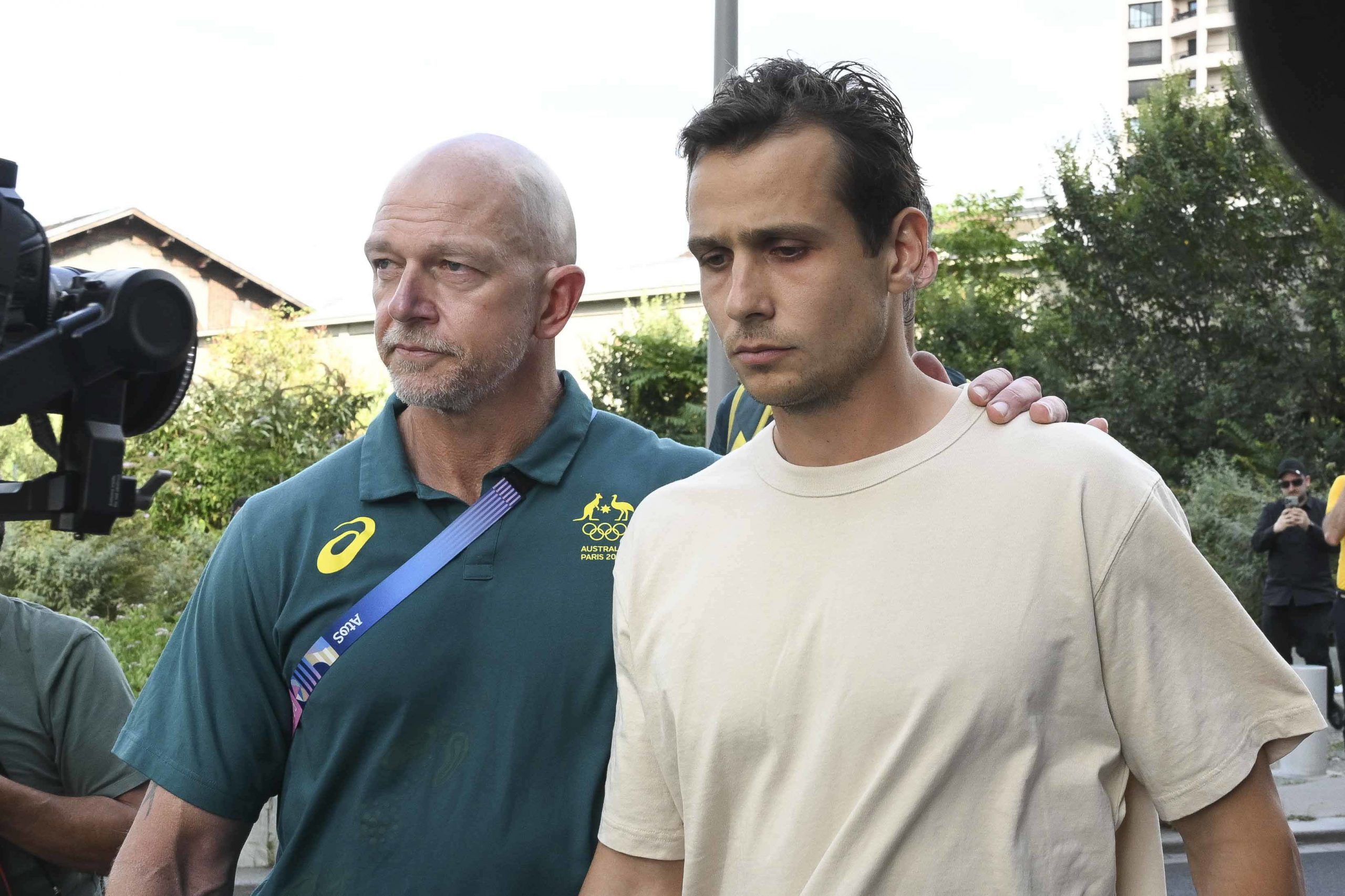 Australian hockey player Tom Craig spoke after he was released from custody in Paris following his arrest.