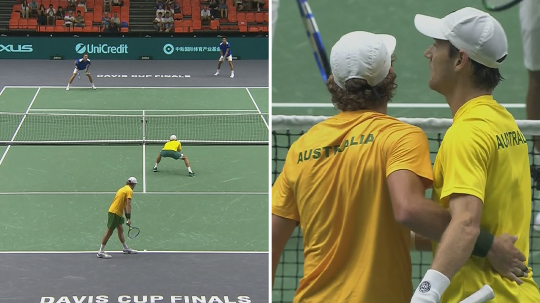 Aussies score winning start to Davis Cup