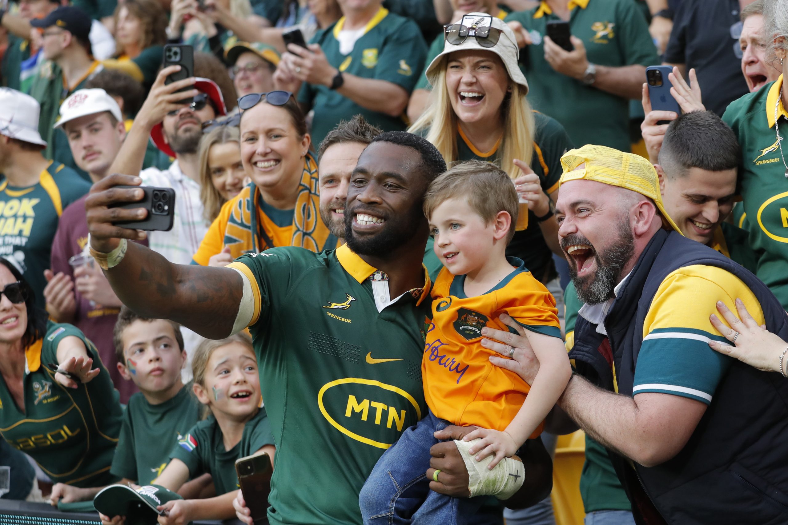 Siya Kolisi at Suncorp Stadium.