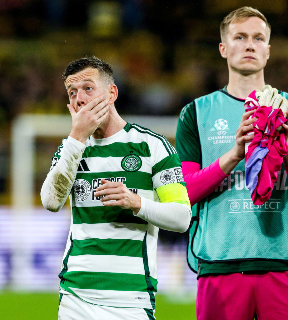 Celtic captain Callum McGregor.