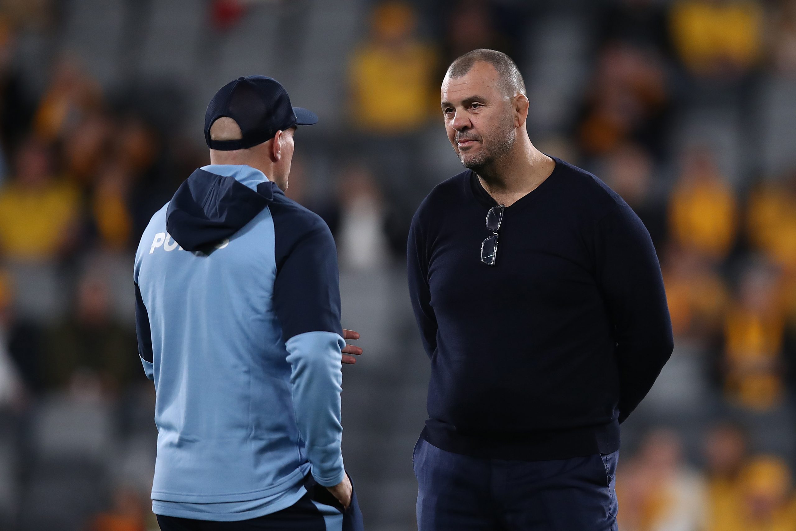 Michael Cheika at CommBank Stadium.