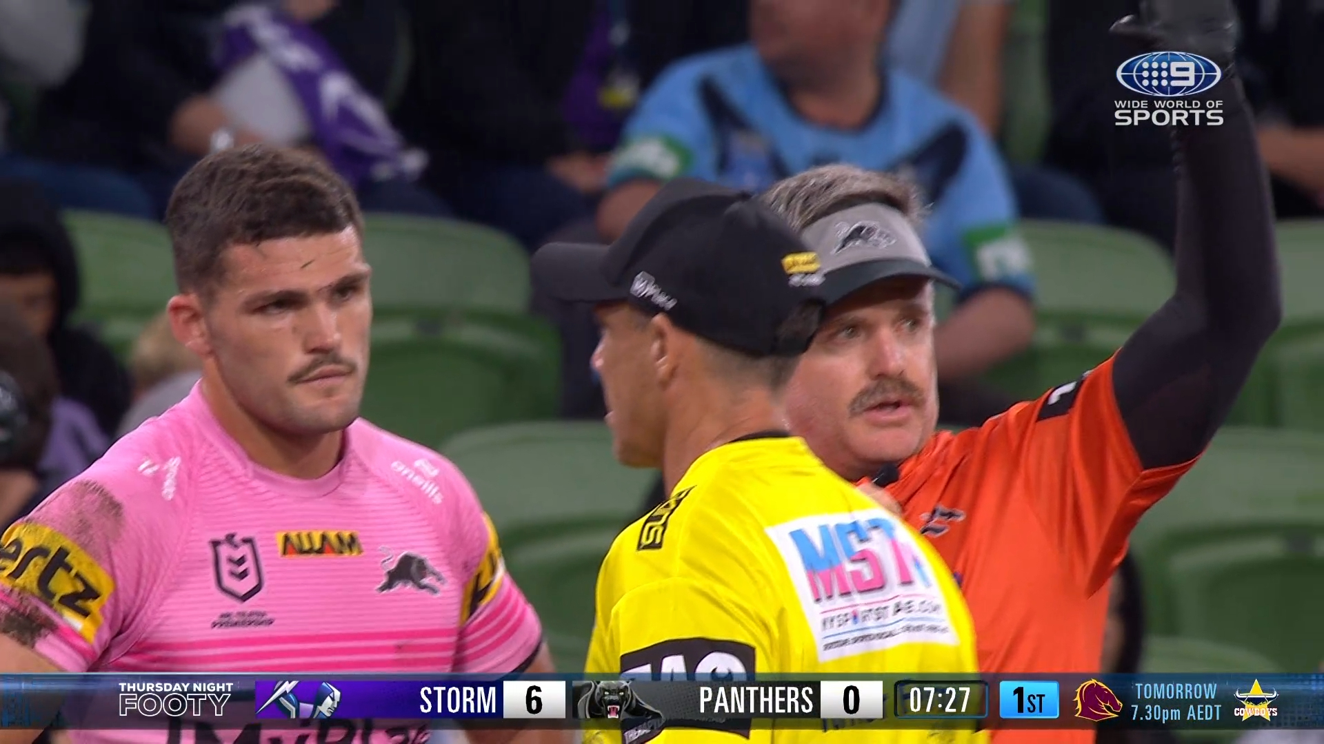 Cleary 'dazed' by collision