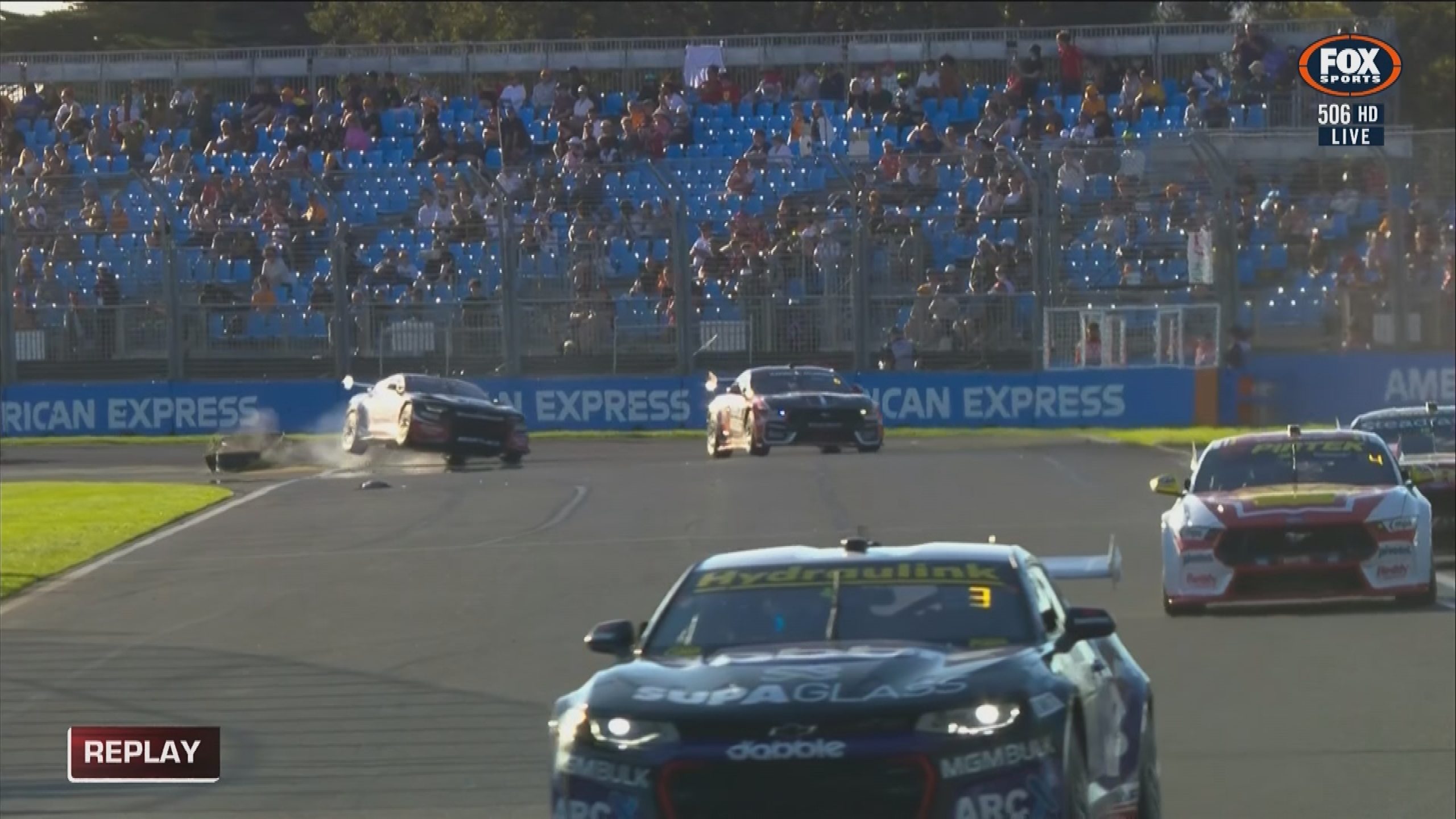 Golding launched by tyre bundle