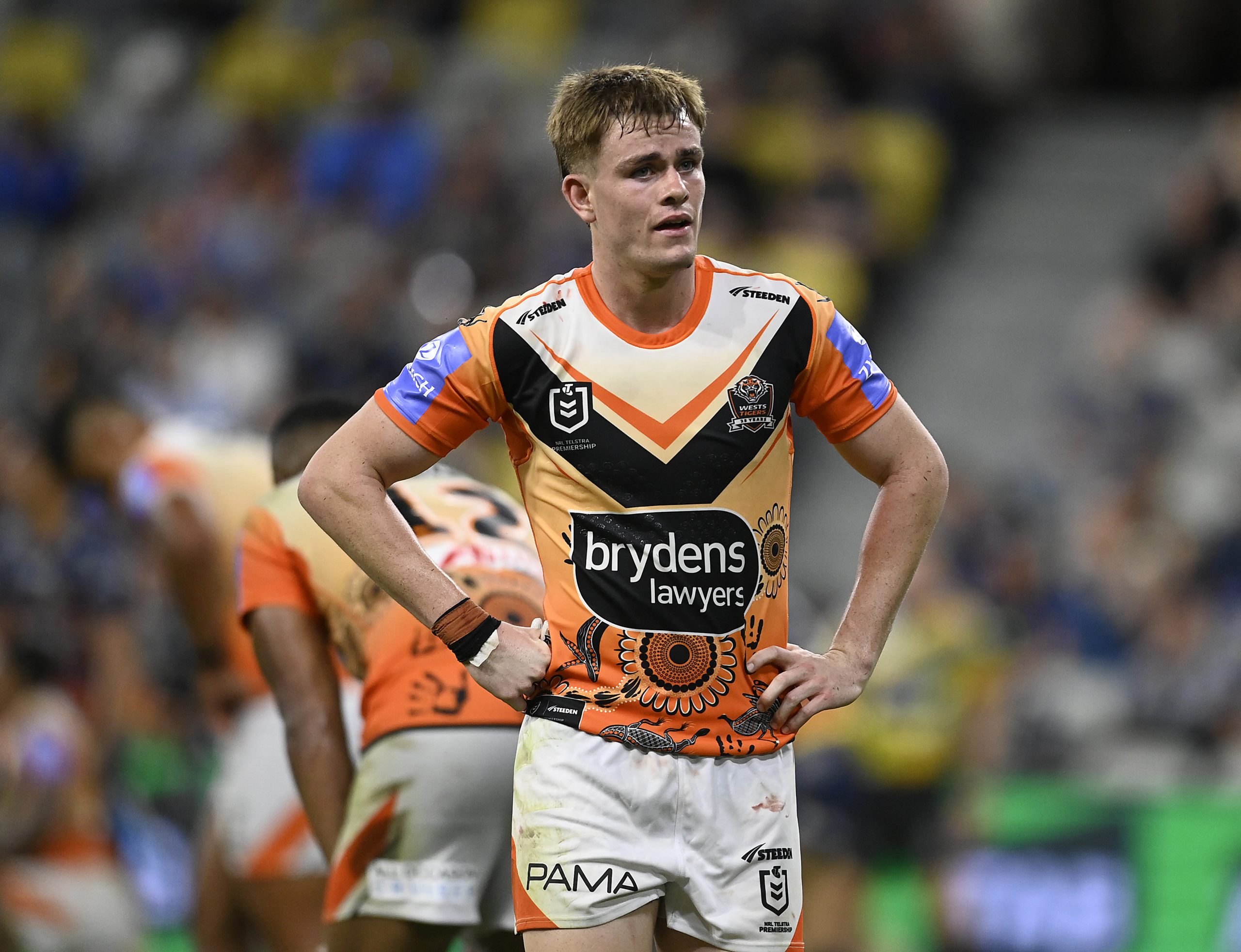 Wests Tigers young gun Lachlan Galvin.