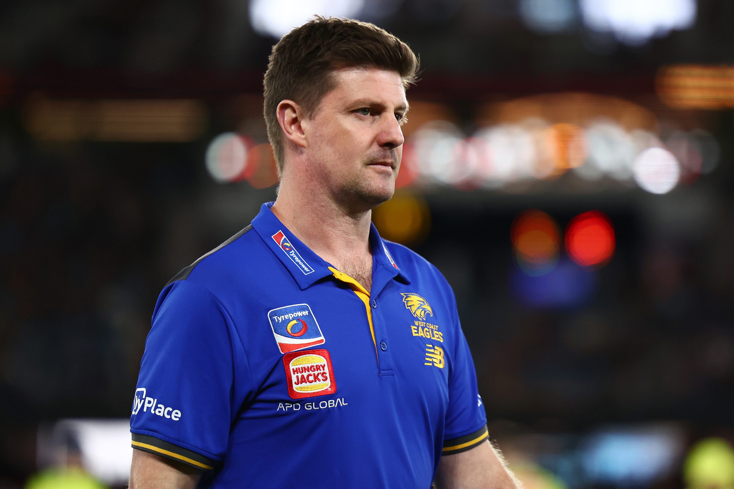 West Coast coach Andrew McQualter