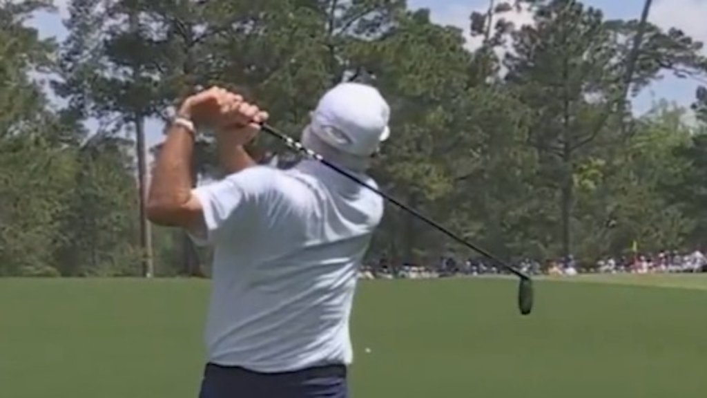 Couples makes eagle from fairway