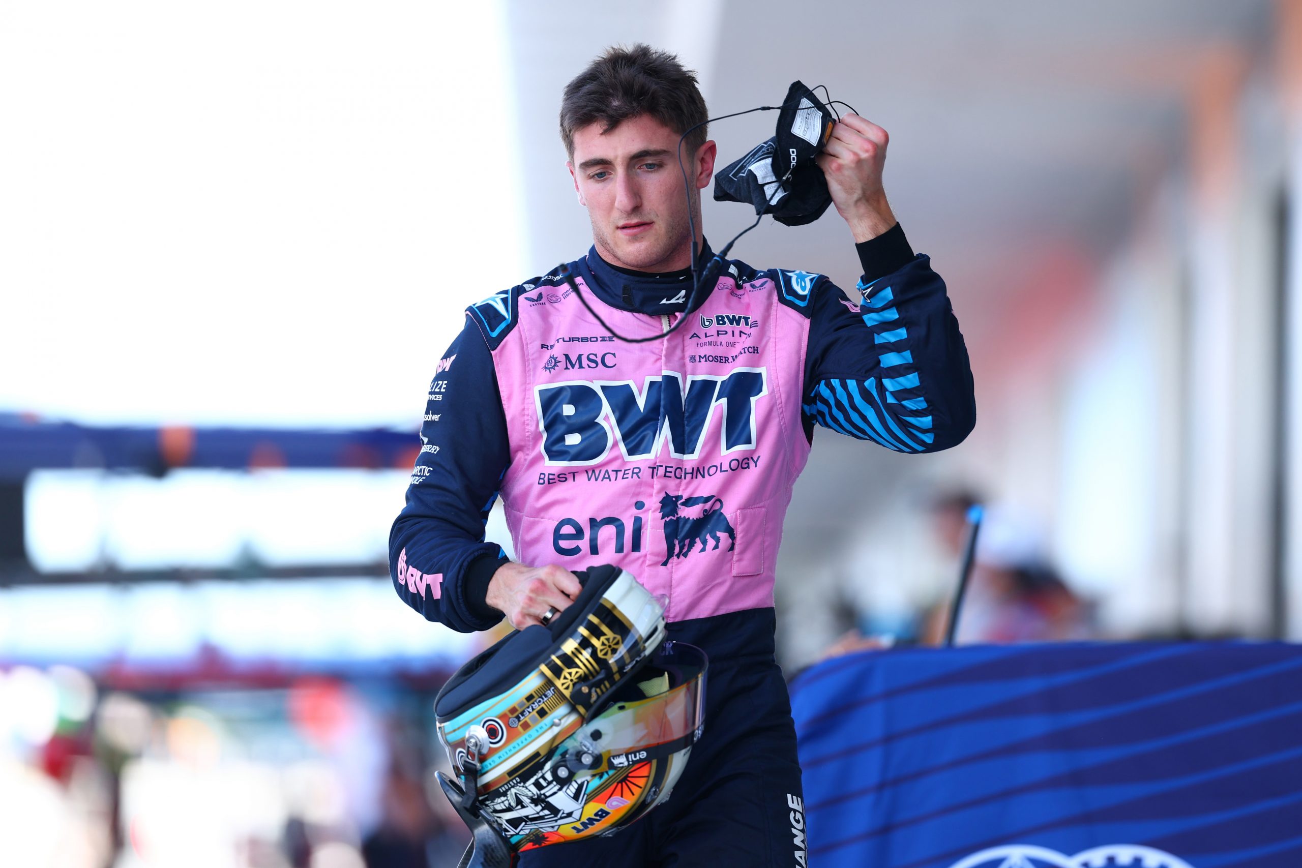 Jack Doohan walks in the Pitlane during sprint qualifying ahead of the Miami Grand Prix. 