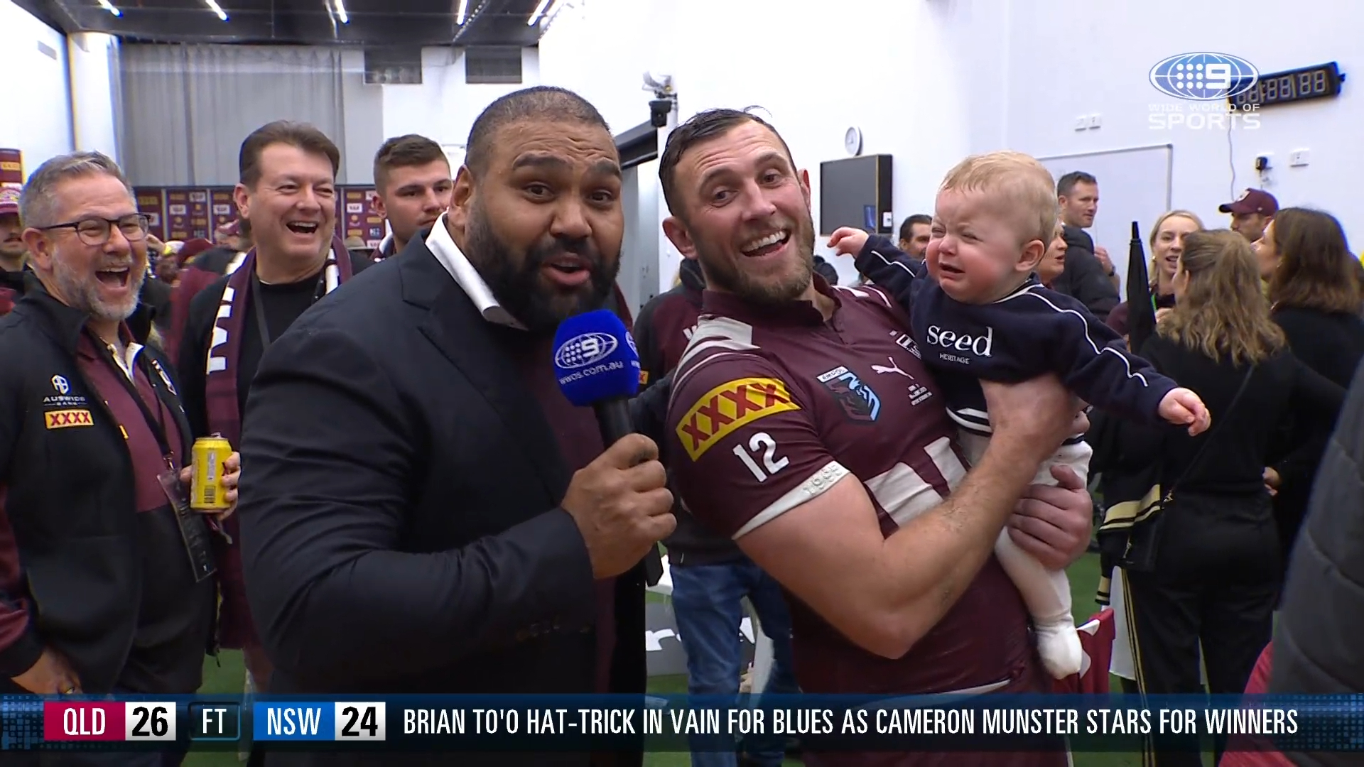 Thaiday leaves Capewell's kid in tears