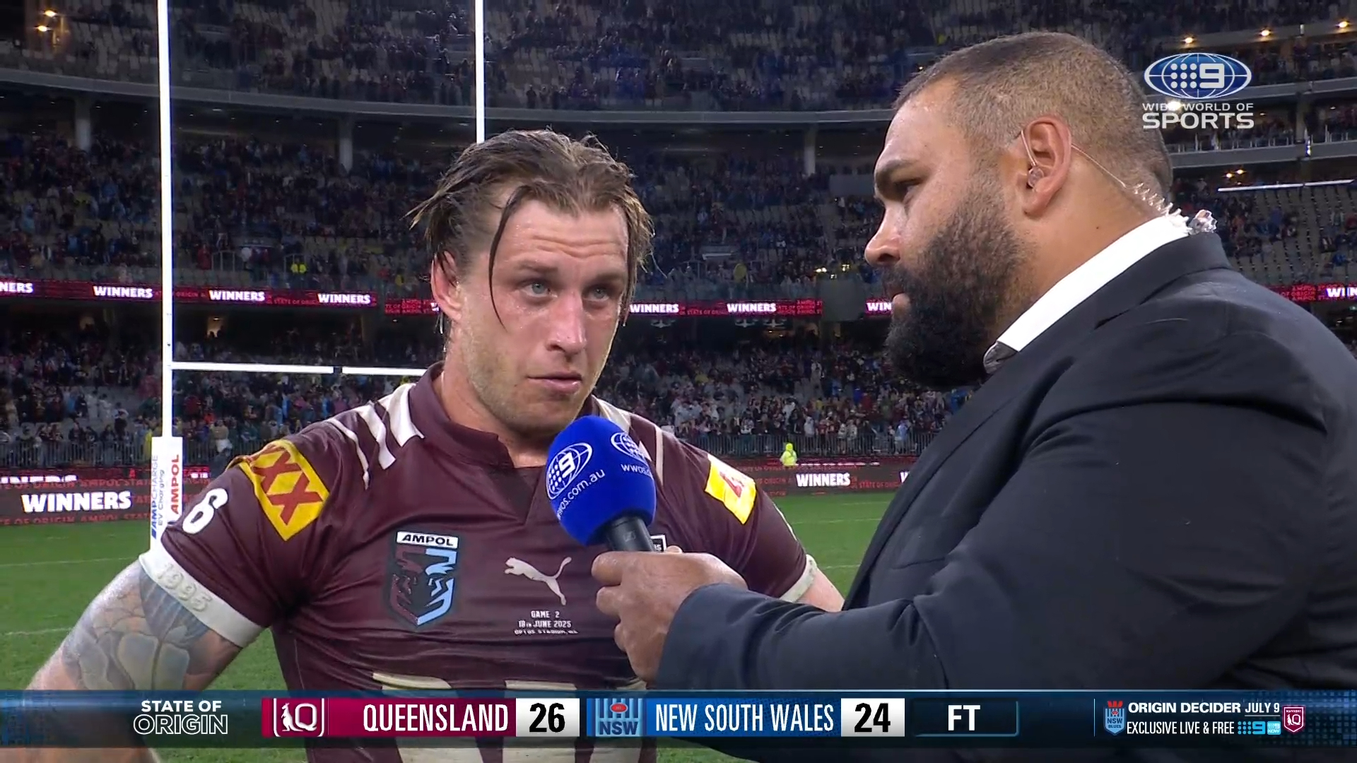 Munster drops f-bomb in iconic captain's interview