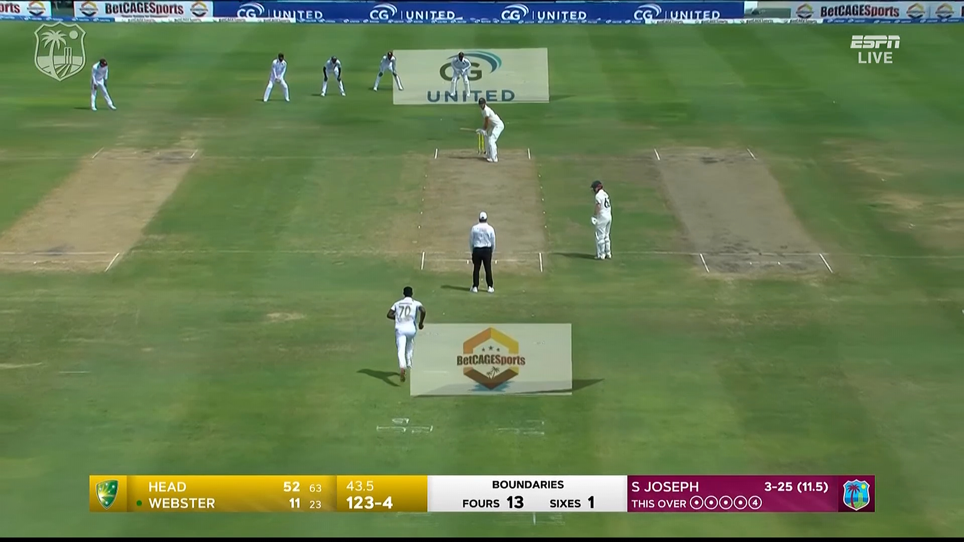 Shamar bowls Webster with 'unplayable' delivery