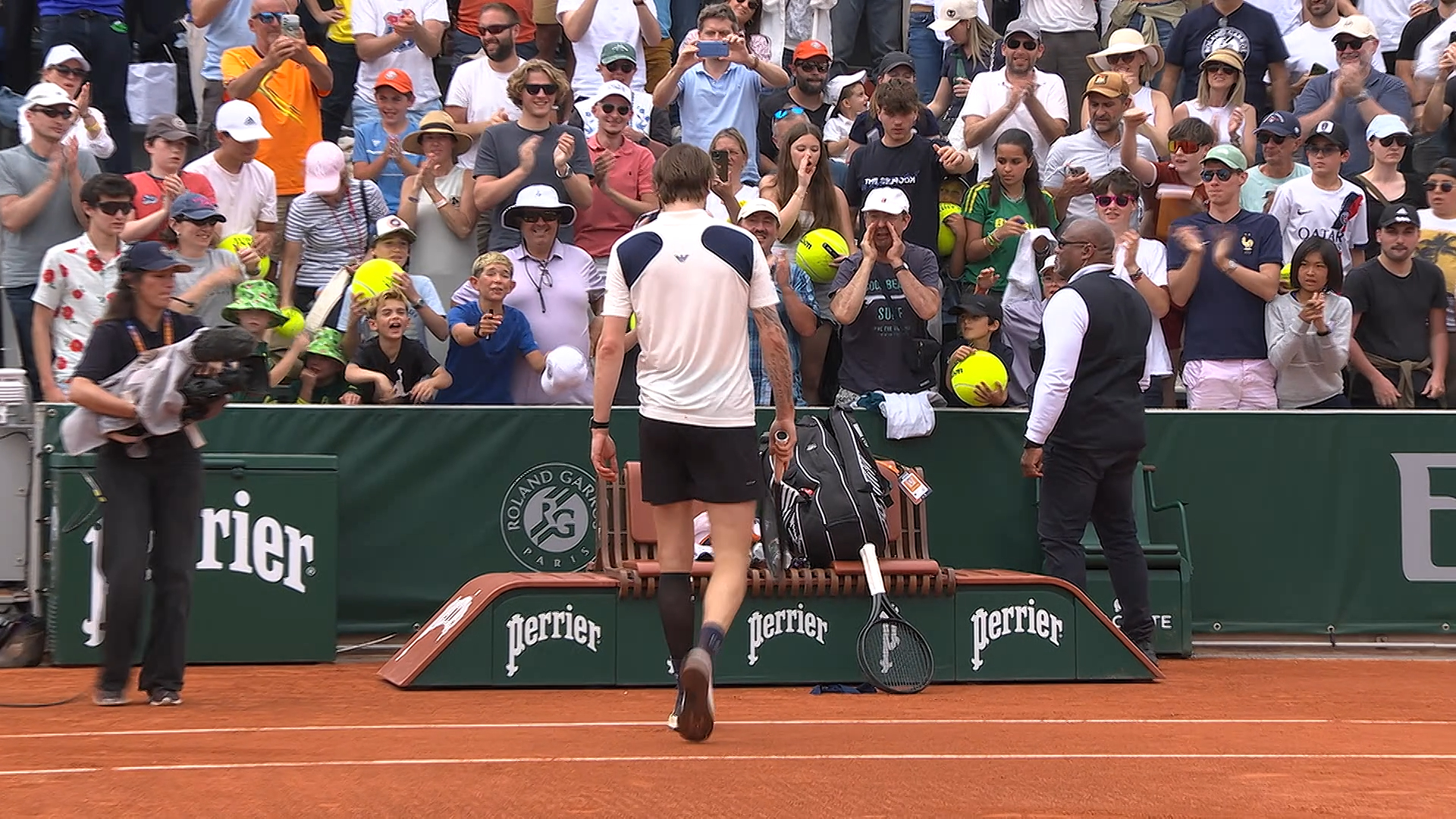 Demon knocked out at Roland Garros