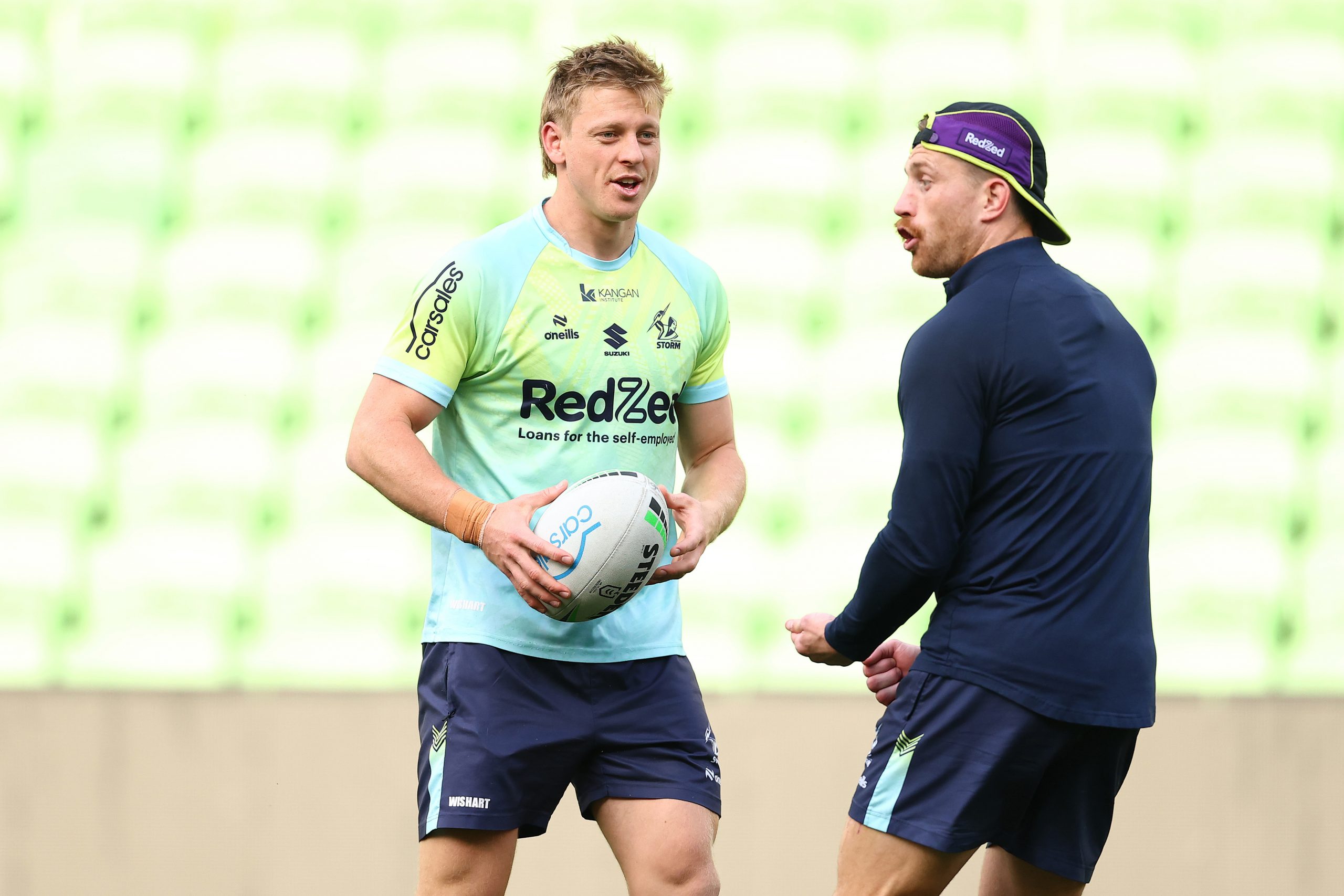 Tyran Wishart and Cameron Munster.
