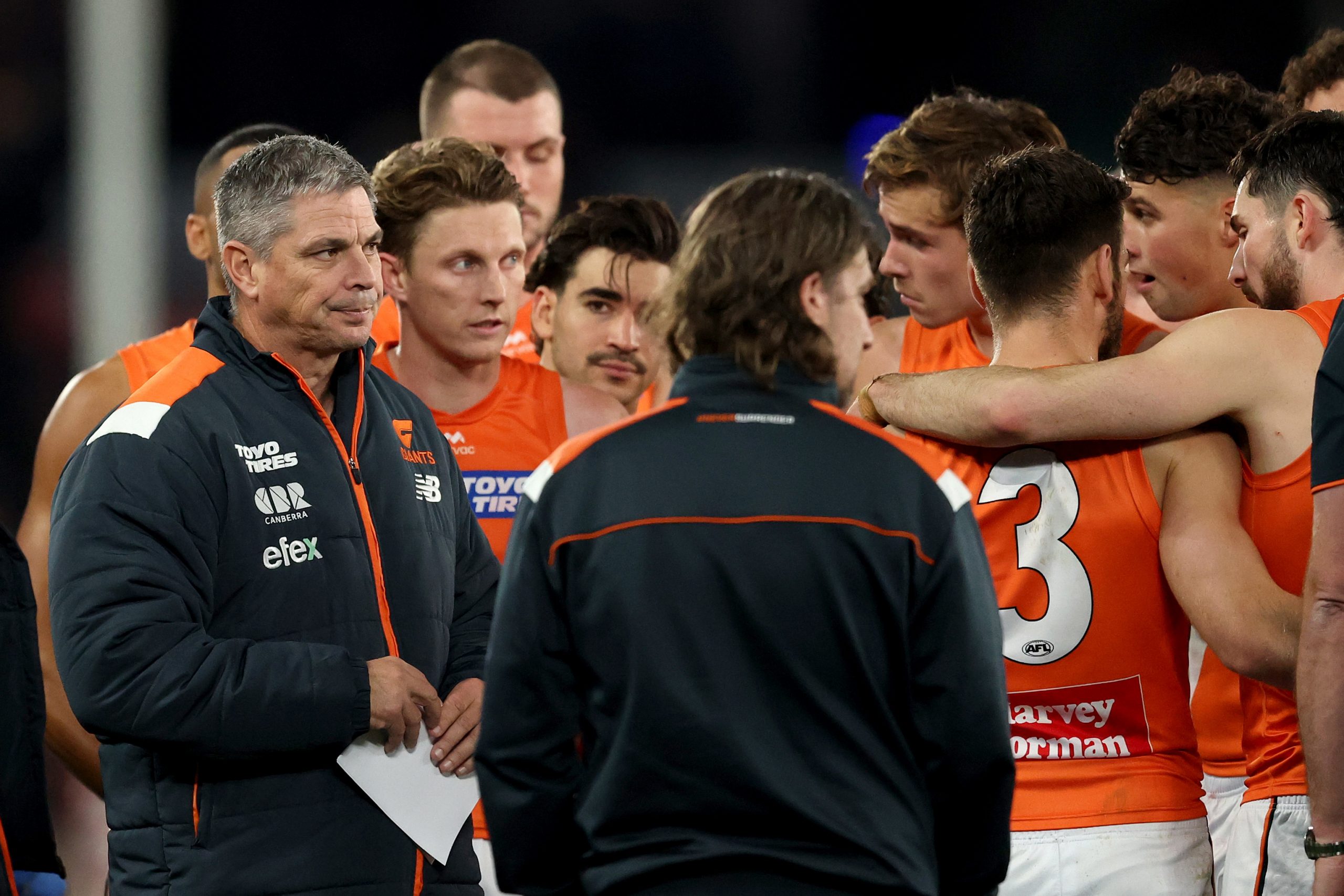 GWS coach Adam Kingsley.