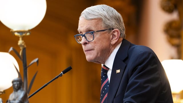 Ohio governor signs 2-year, $60 billion budget that includes funding for new Cleveland Browns football stadium