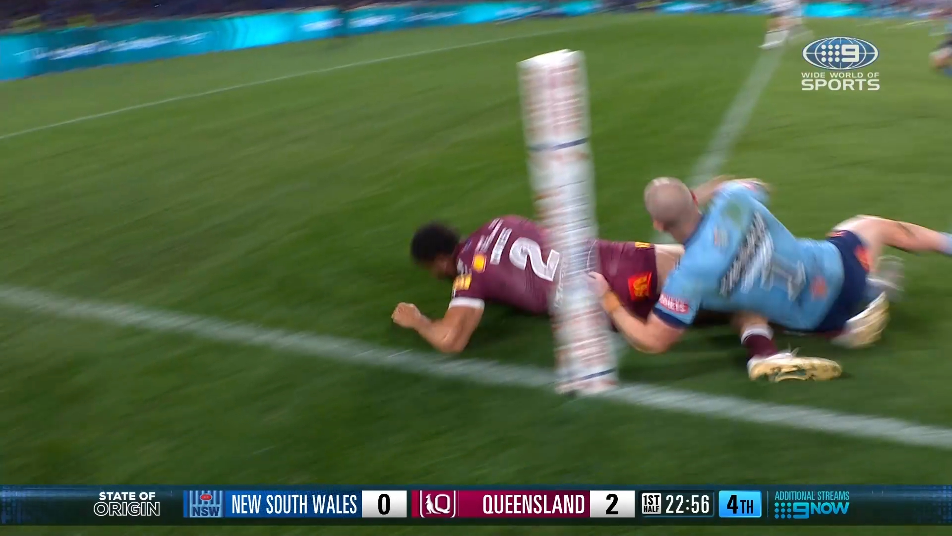 Coates gives Maroons early edge