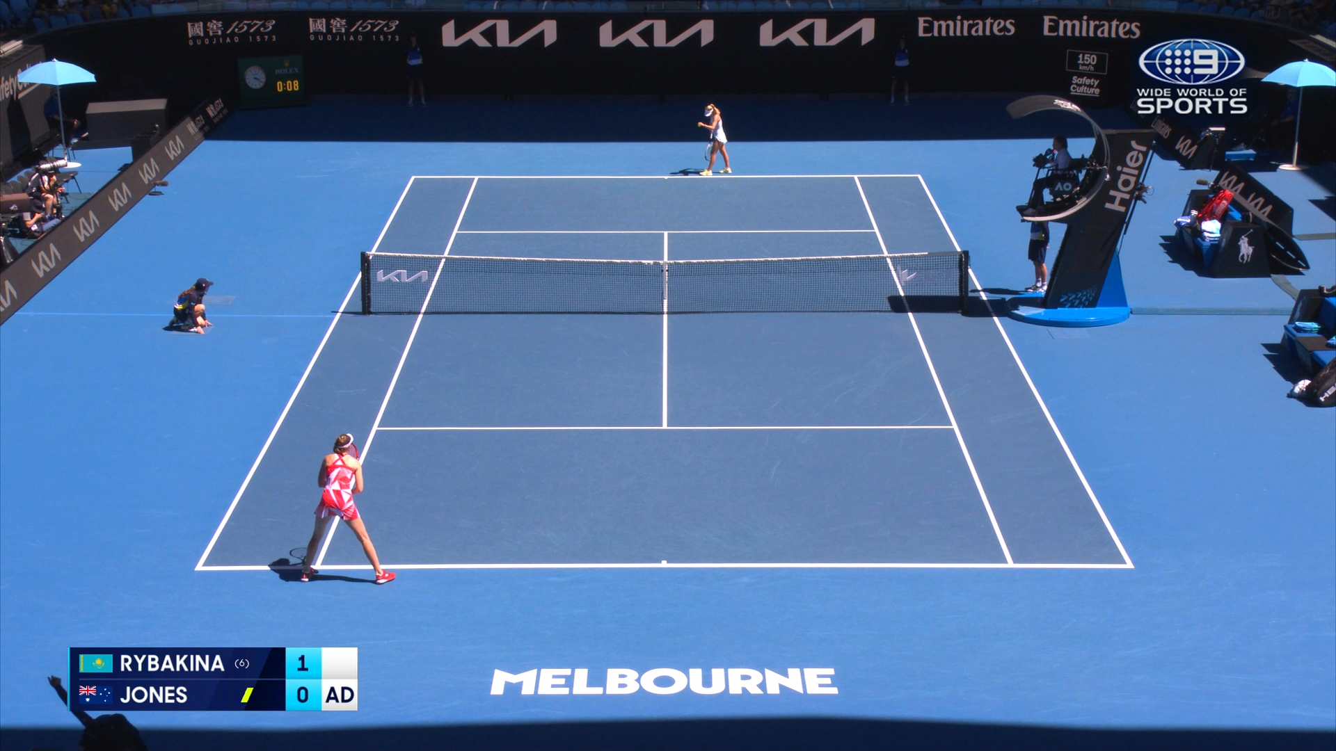 Australian Open Highlights: Elena Rybakina v Emerson Jones