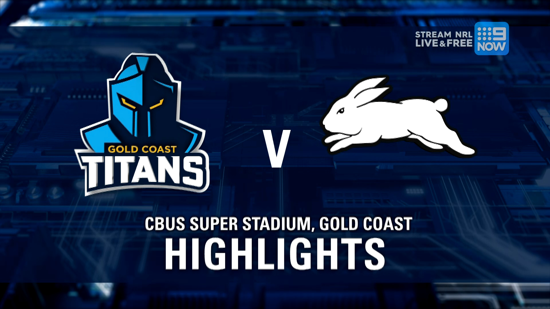 NRL Highlights: Titans v Rabbitohs - Round 23
