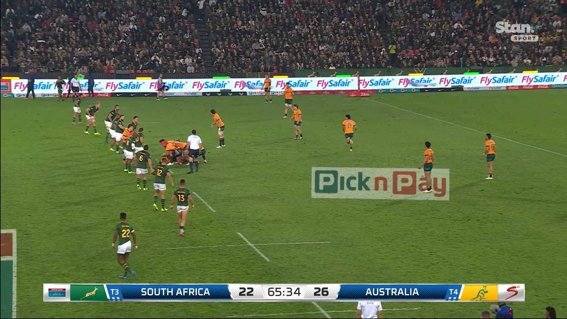 Jorgensen shreds Springboks for stunning try