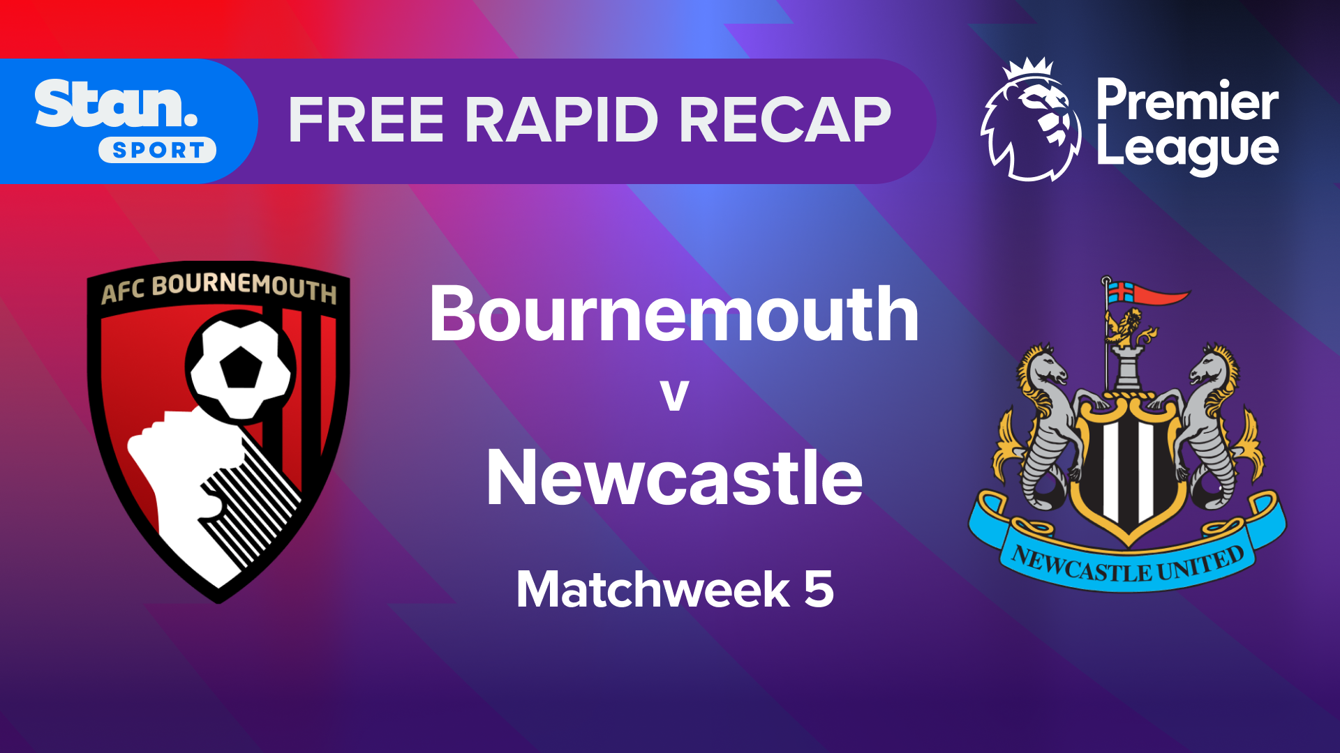 Rapid Recap | MW5: Bournemouth vs Newcastle