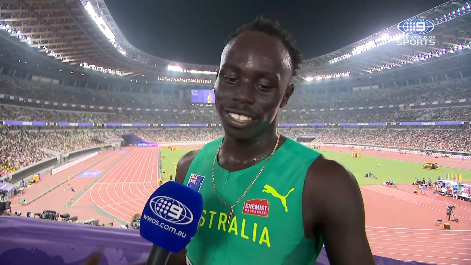 Gout reacts after 200m heat