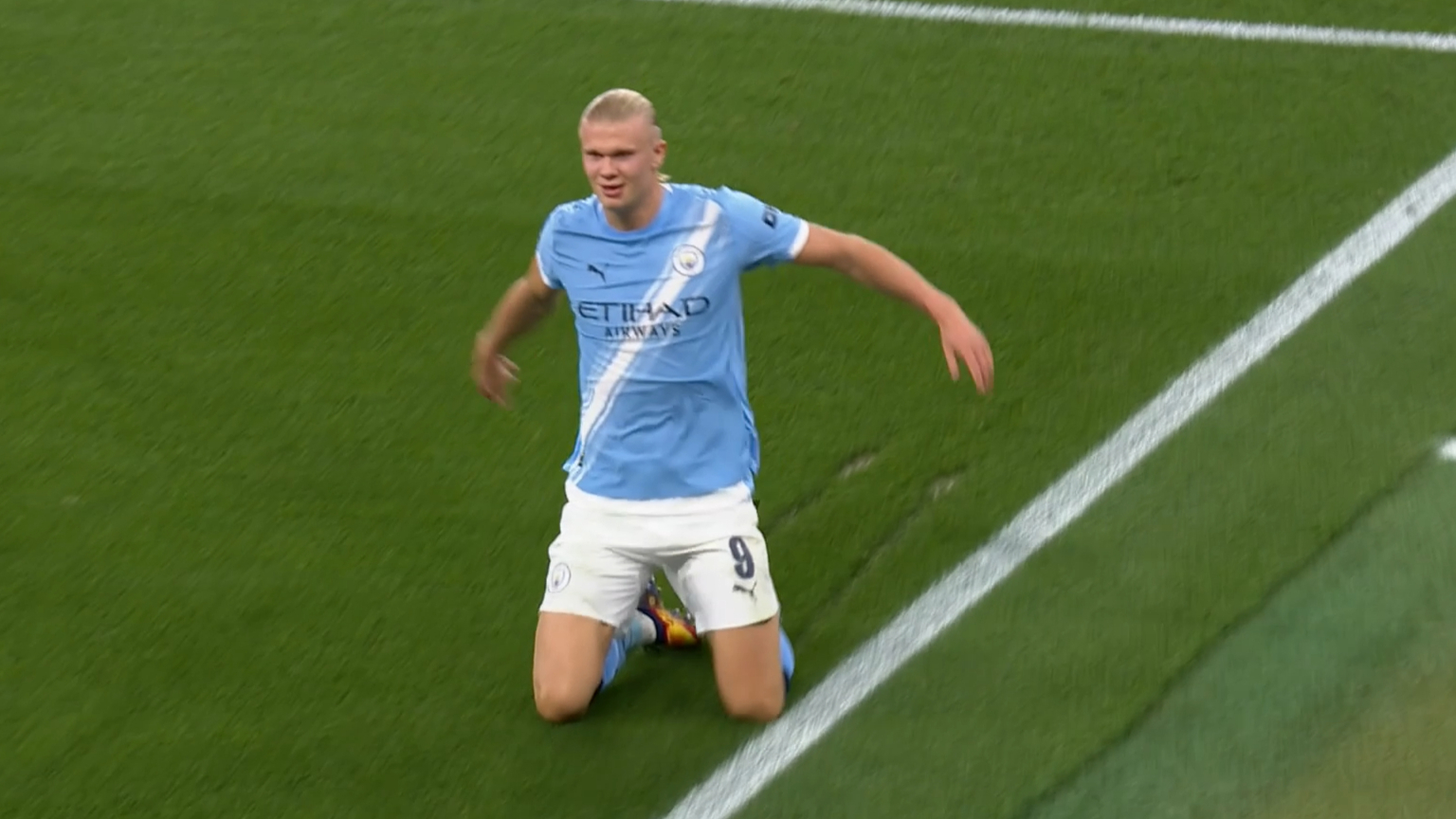 Haaland scores record breaking goal