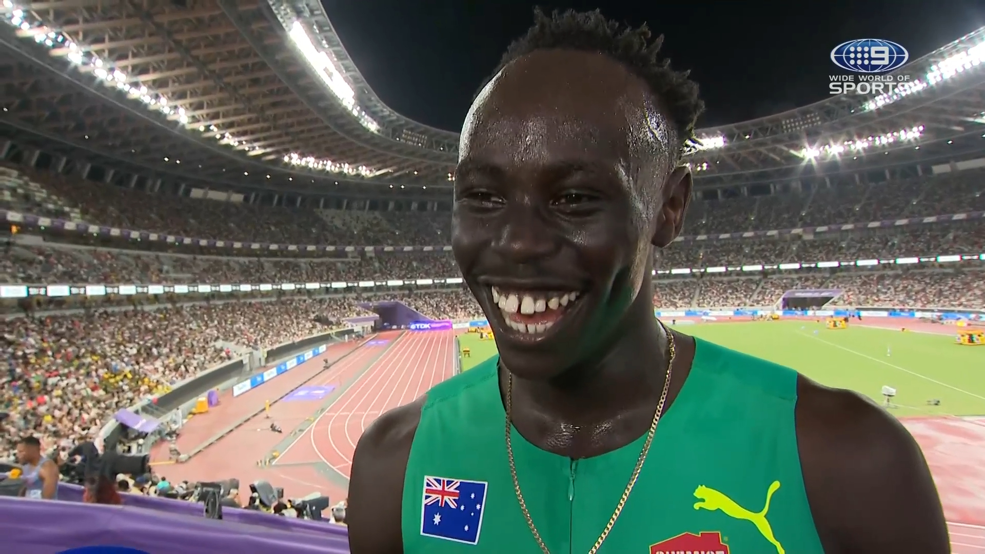 Gout Gout reflects on 'incredible' Tokyo experience