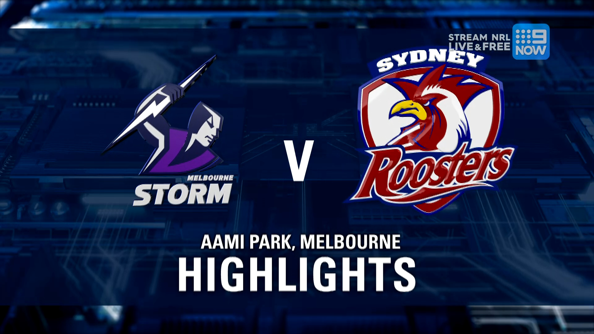 NRL Highlights: Storm v Roosters - Round 26