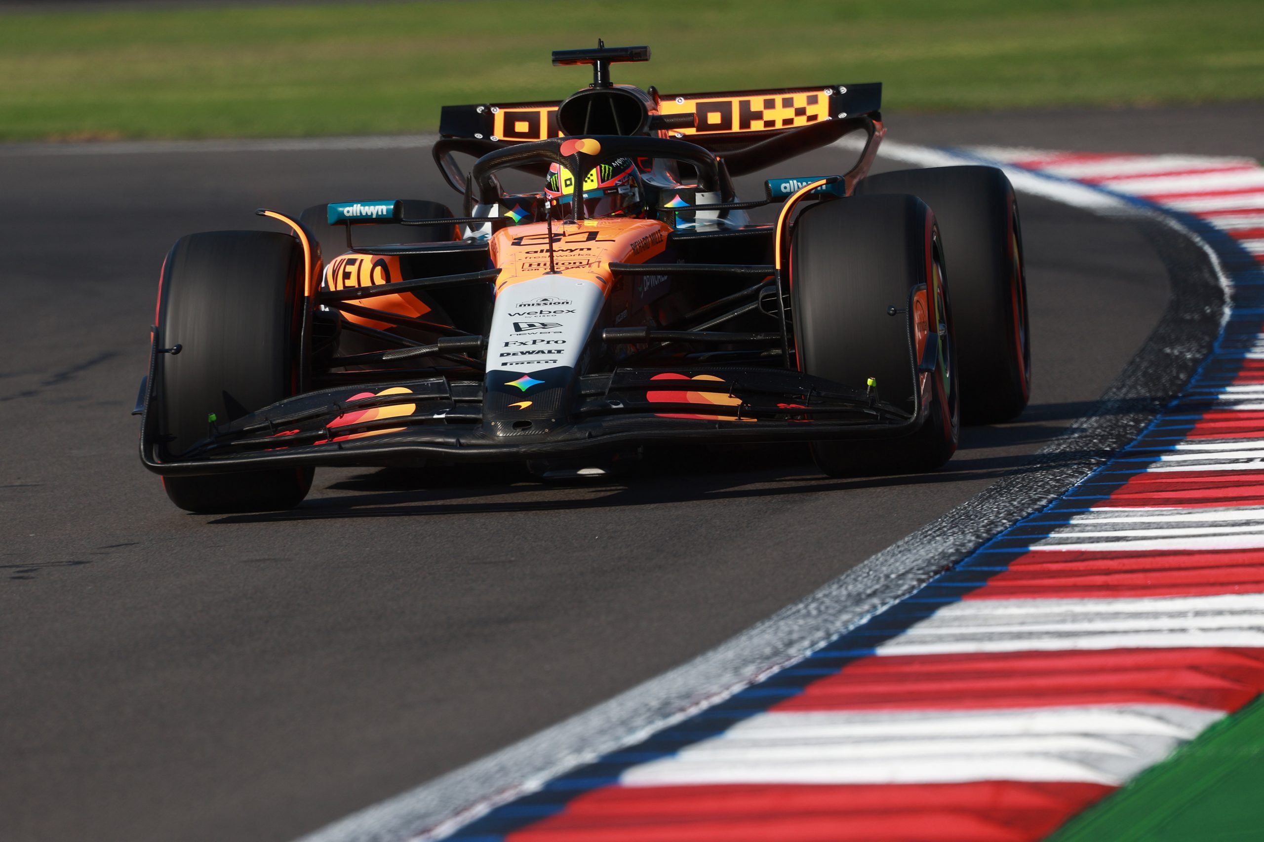 Oscar Piastri during the qualifying session ahead of the F1 Grand Prix of Mexico.