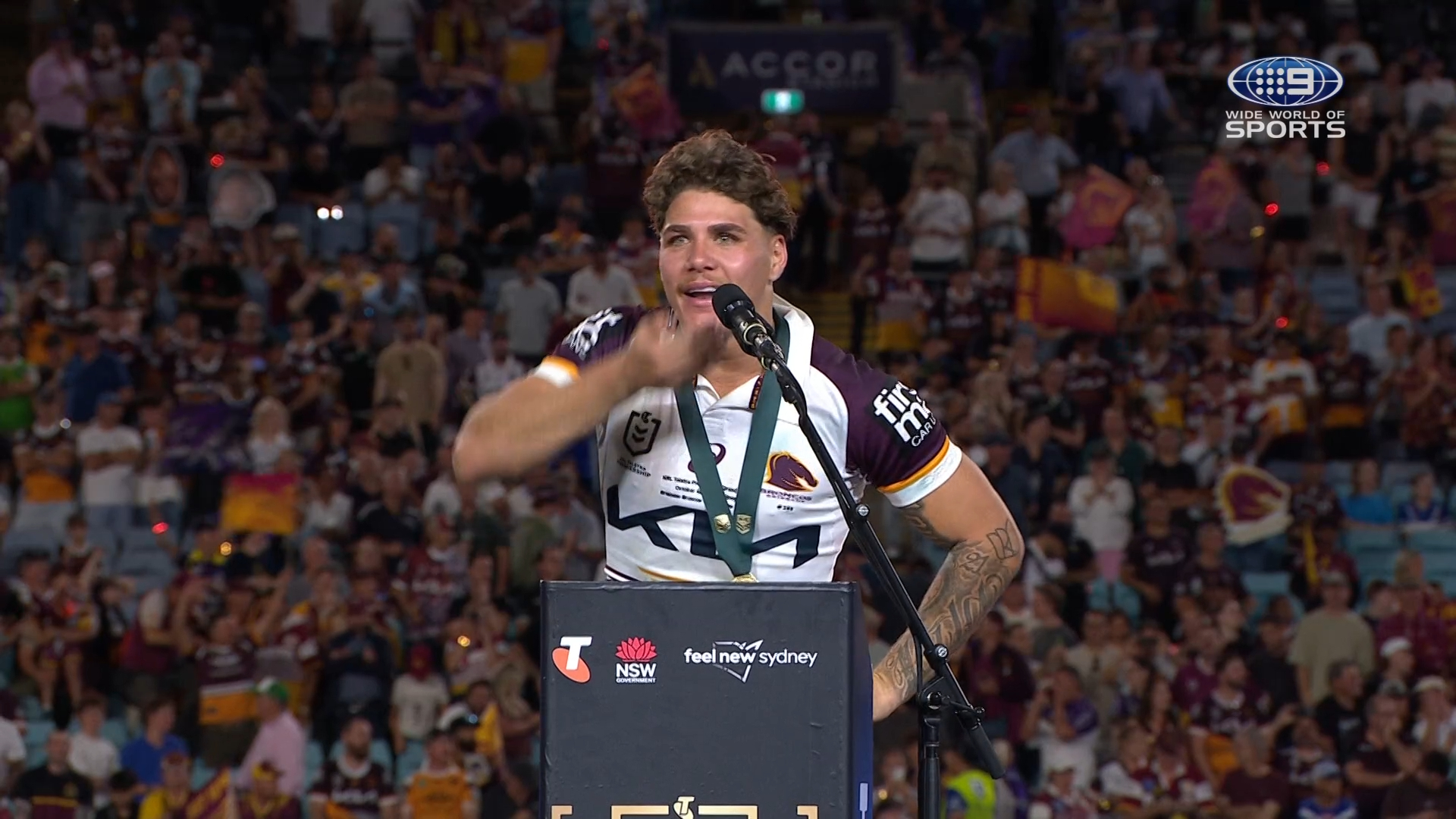 'Plumber out': Walsh signs off with Clive Churchill Medal