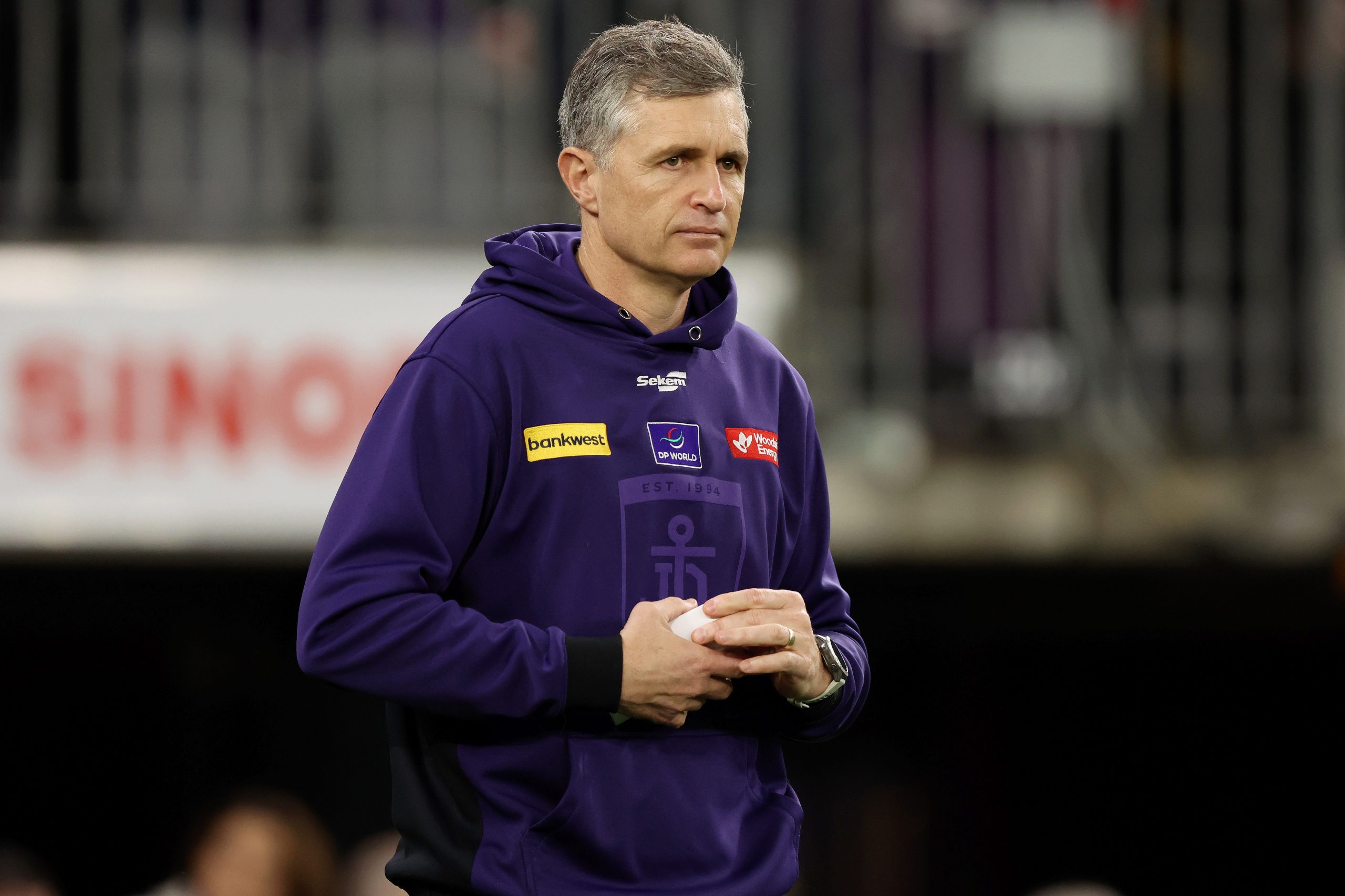 Justin Longmuir, coach of Fremantle.