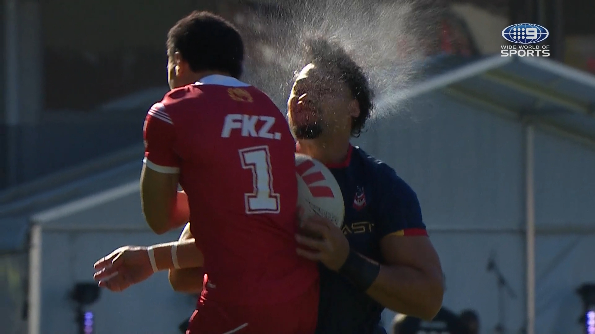 Tonga frightened as star goes down in warm up