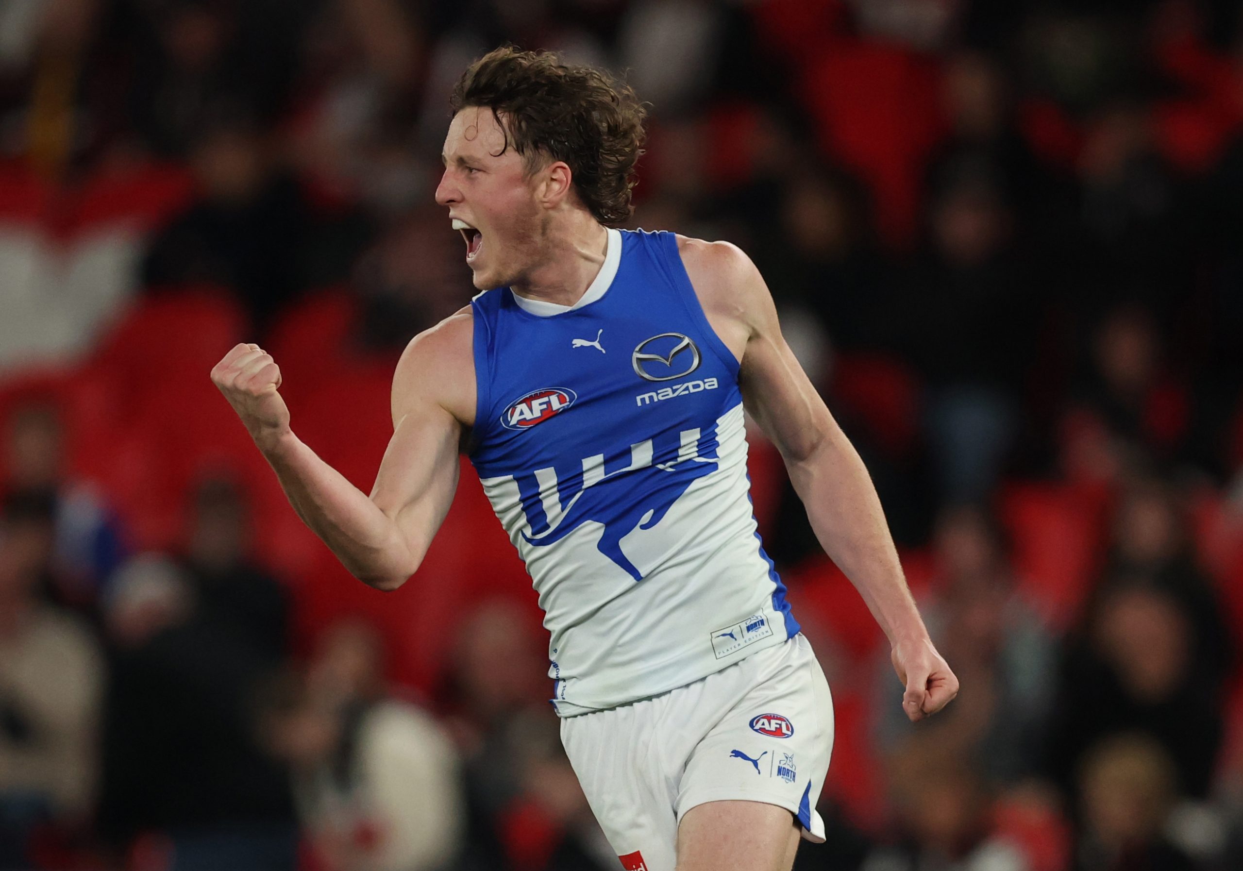 Nick Larkey of North Melbourne.