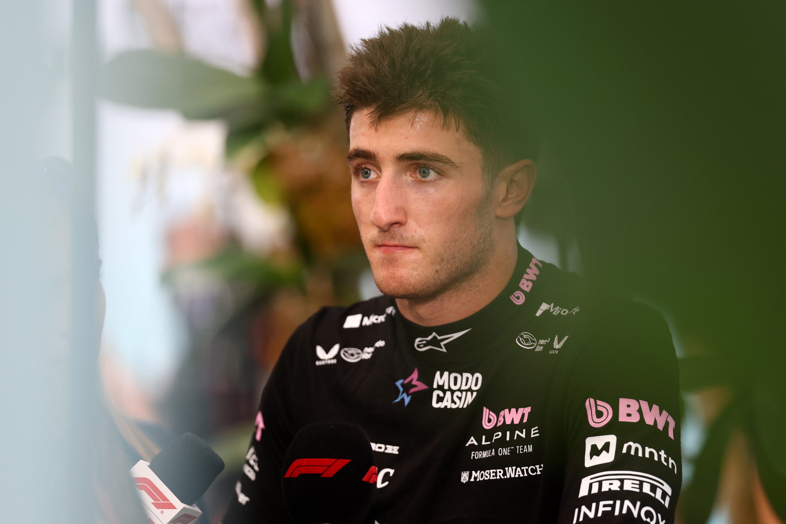 Jack Doohan of Alpine F1 looks on during qualifying ahead of the F1 Grand Prix of Miami.