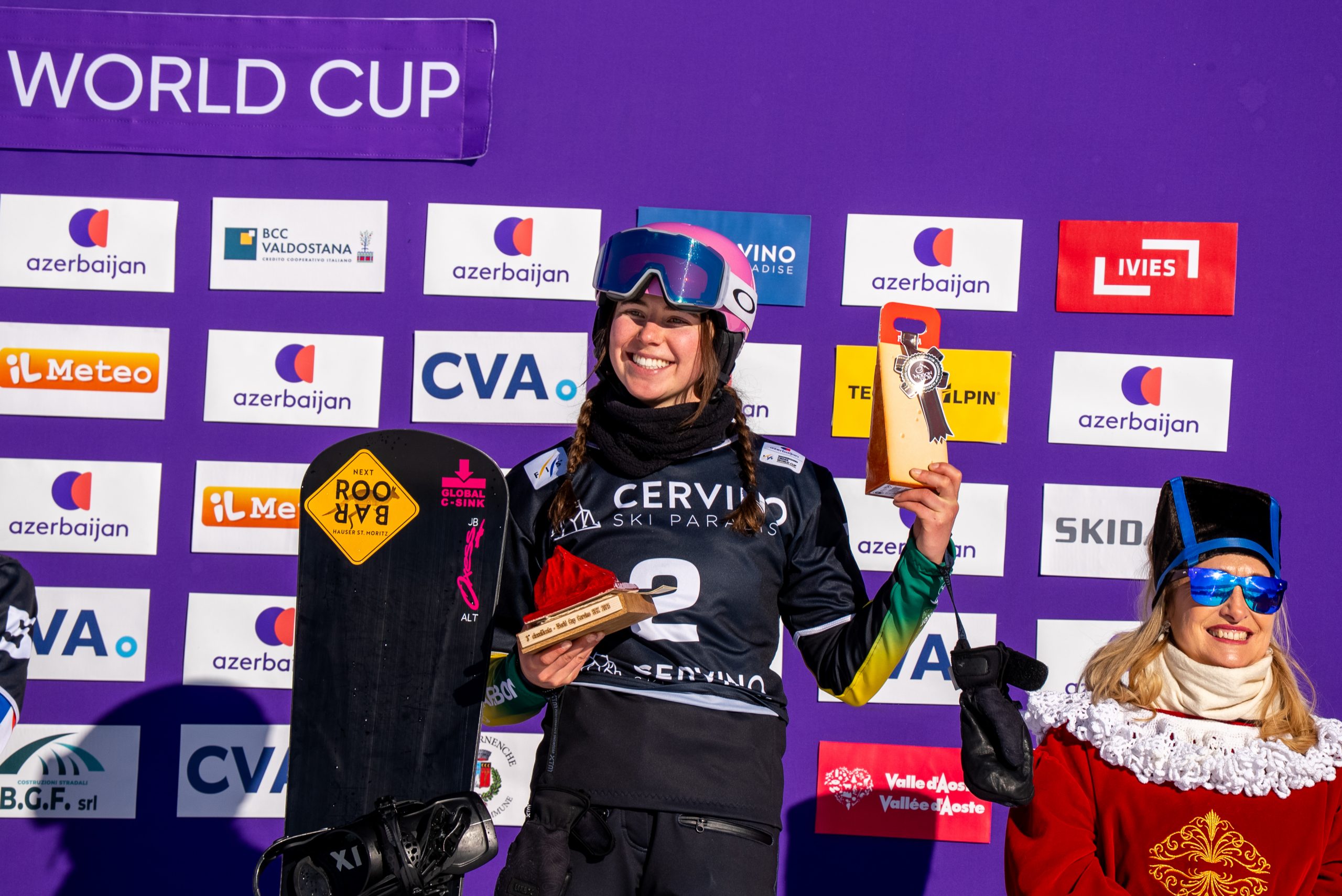 Josie Baff powered her way onto the podium, securing a bronze medal.