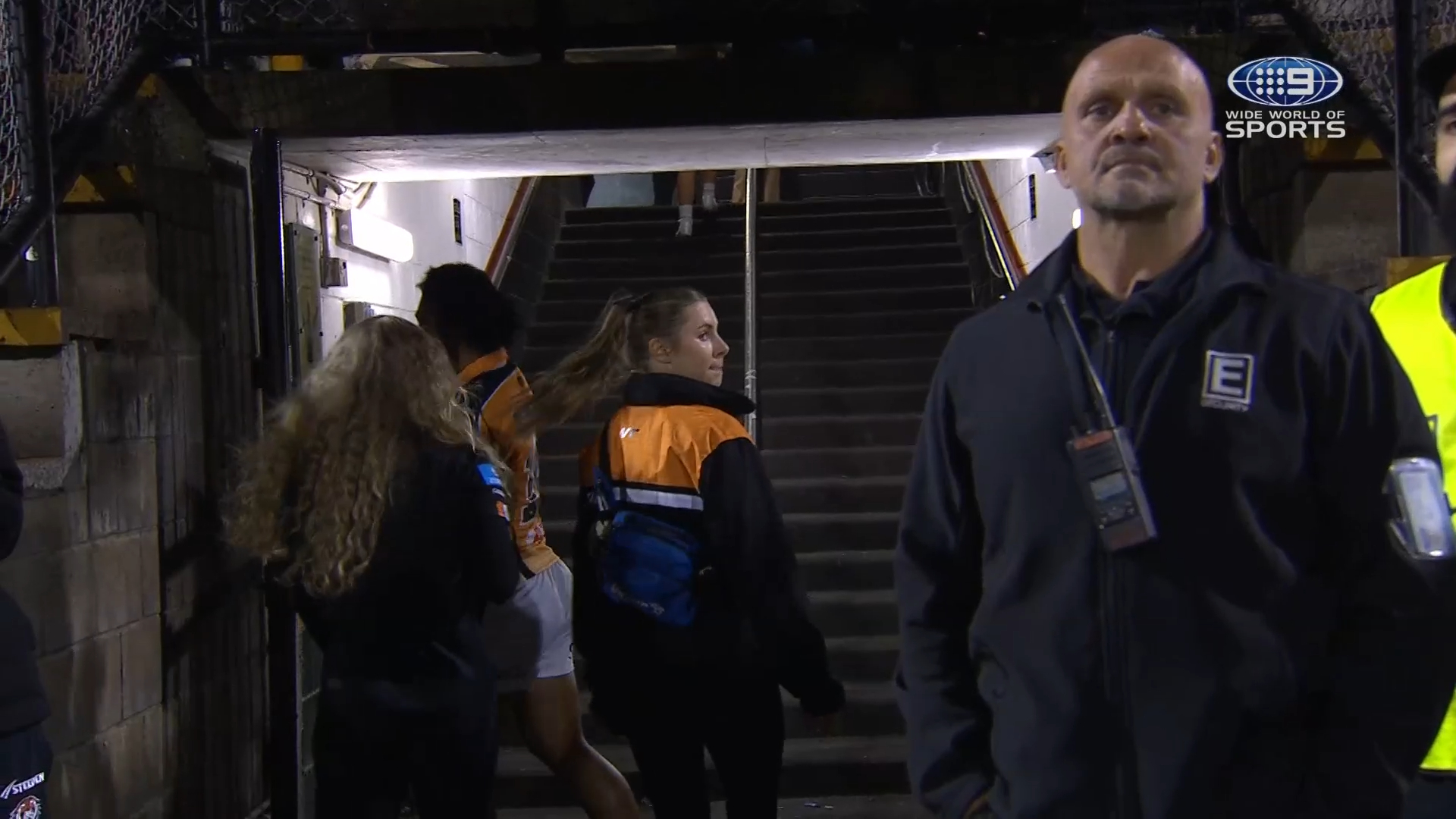 Fainu punches the wall in frustration