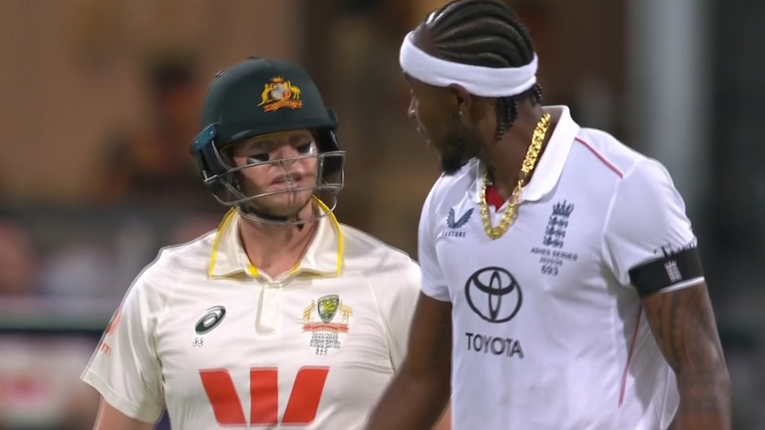 Archer, Smith in heated exchange
