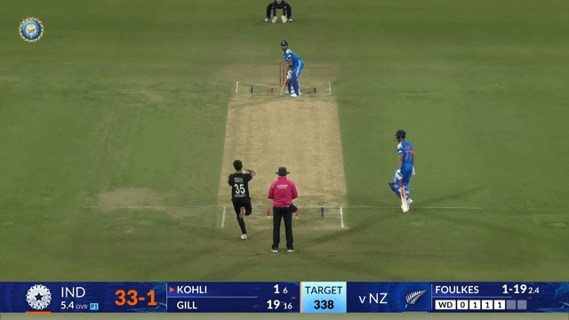 Virat Kohli brings up his 54th ODI century, his third in his last six innings.