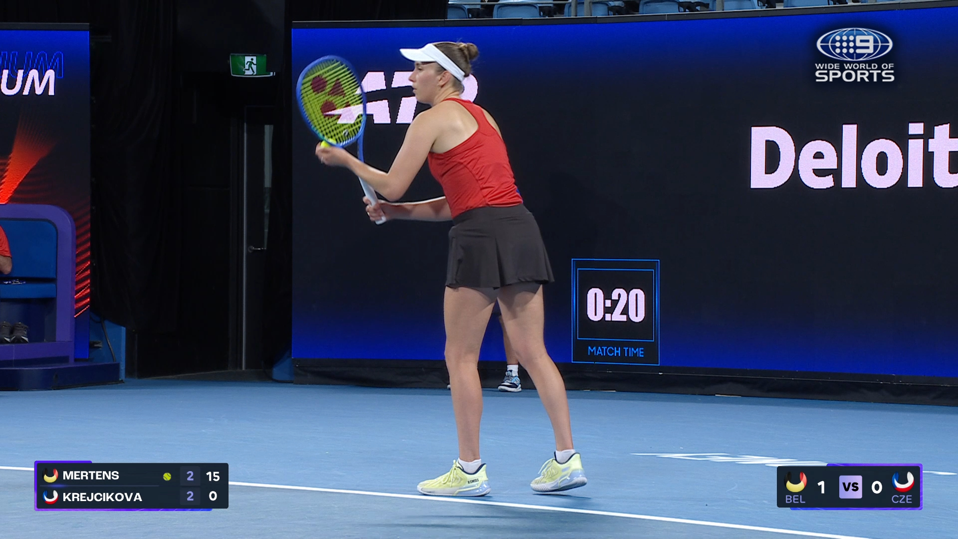 United Cup Highlights: Elise Mertens v Barbora Krejcikova