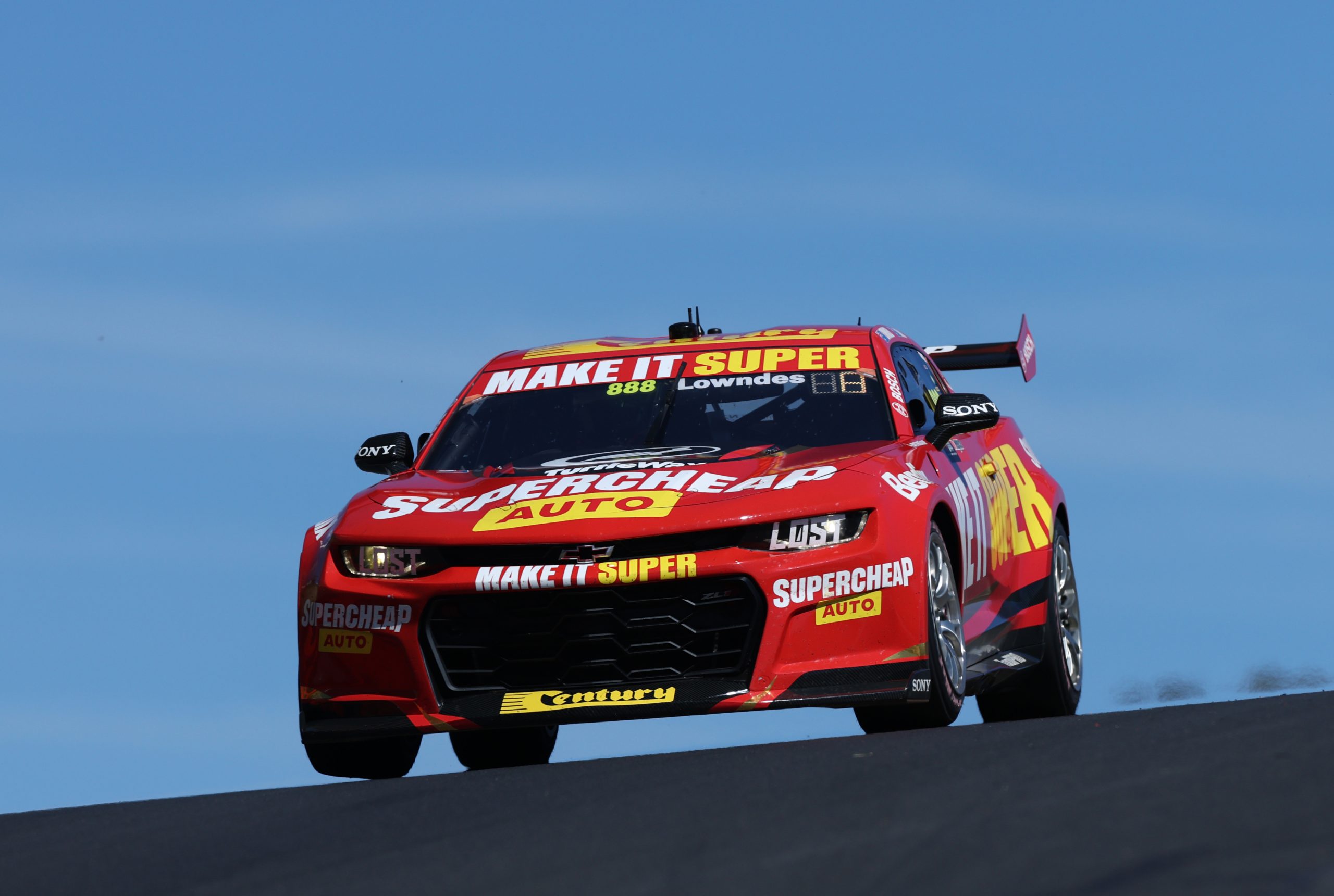 Craig Lowndes drives the #888 Supercheap Auto Chevrolet Camaro ZL1 during practice ahead of the 2025 Bathurst 1000 which is part of the 2025 Supercars Championship at Mount Panorama on October 10, 2025 in Bathurst, Australia. (Photo by Robert Cianflone/Getty Images)