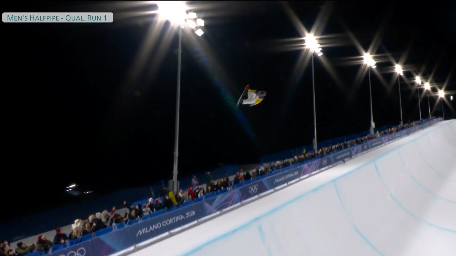 Guseli's superb halfpipe qualifying run