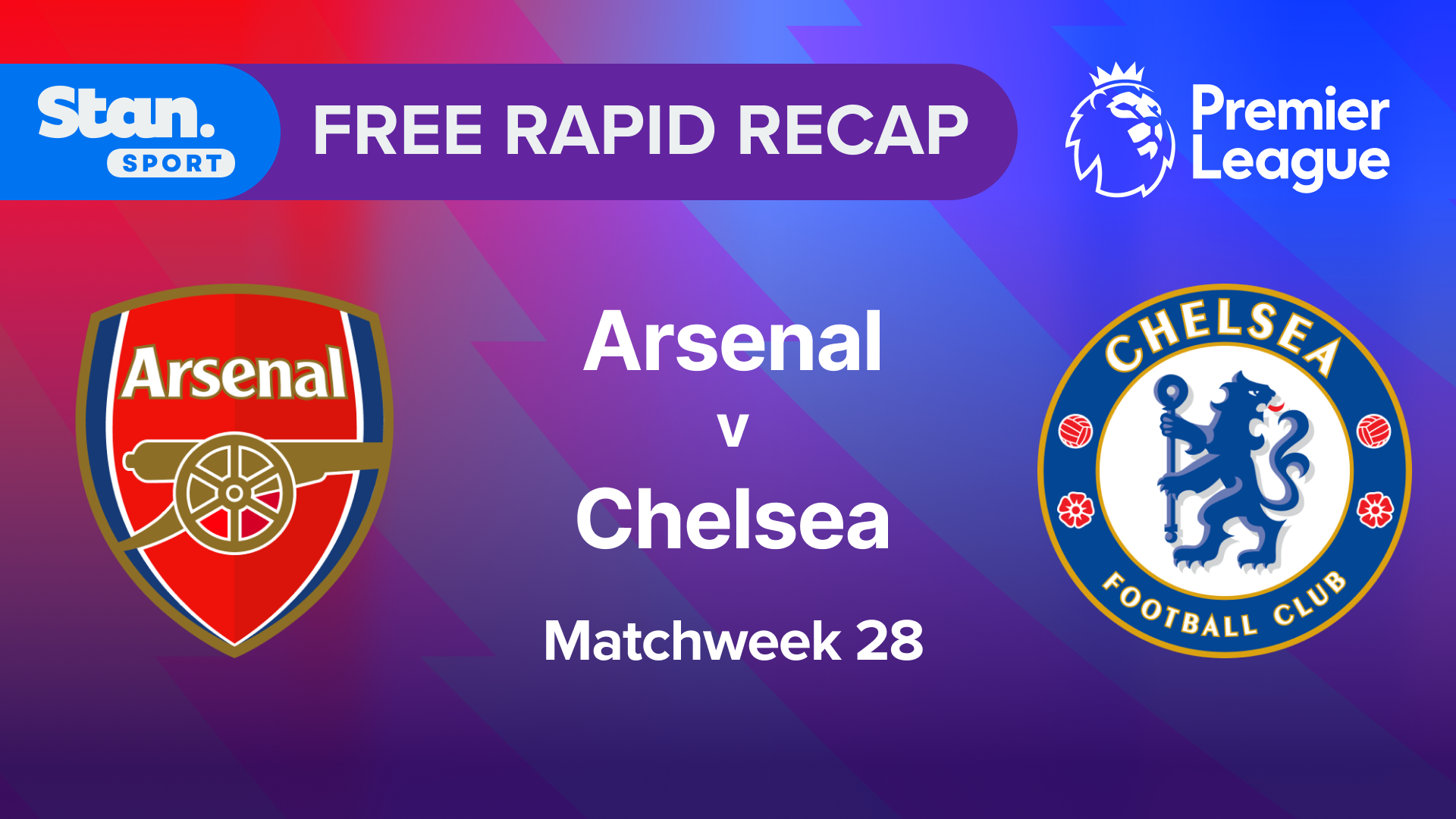 Rapid Recap | MW28: Arsenal vs Chelsea