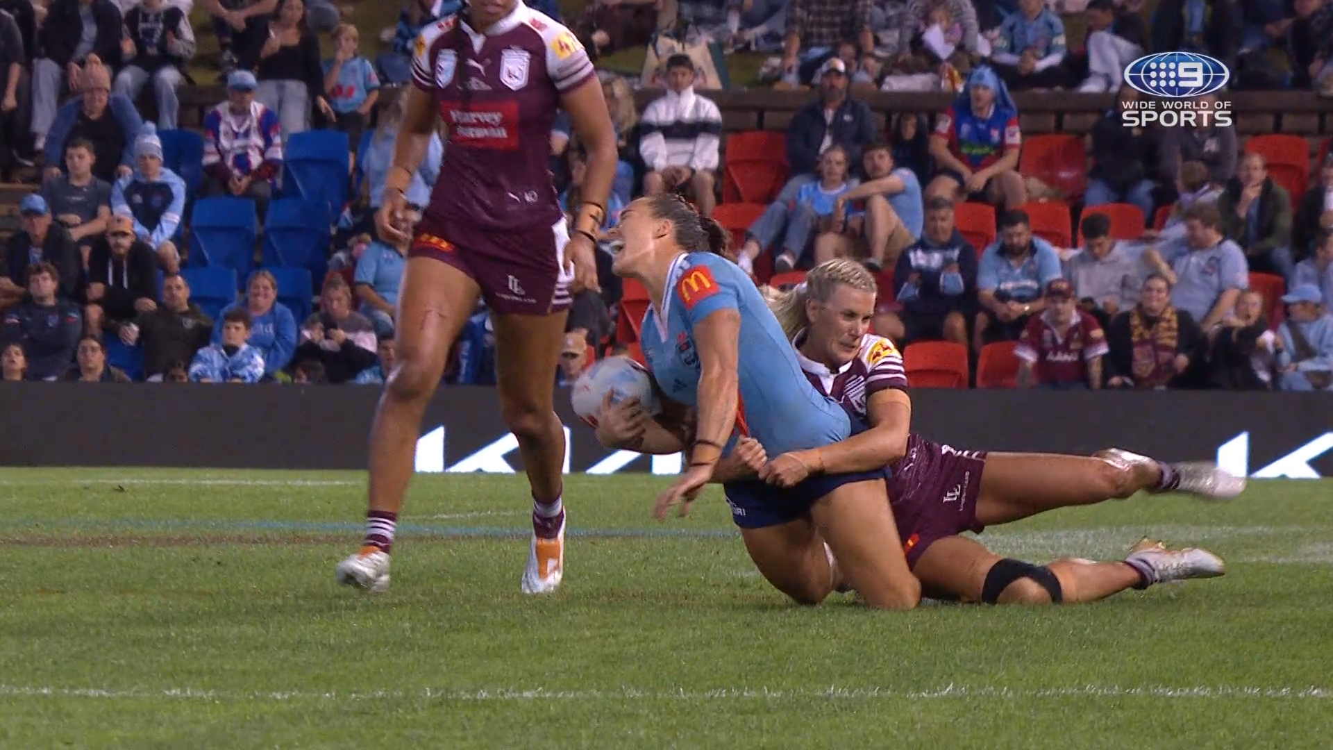 Blues skipper receives heavy strapping