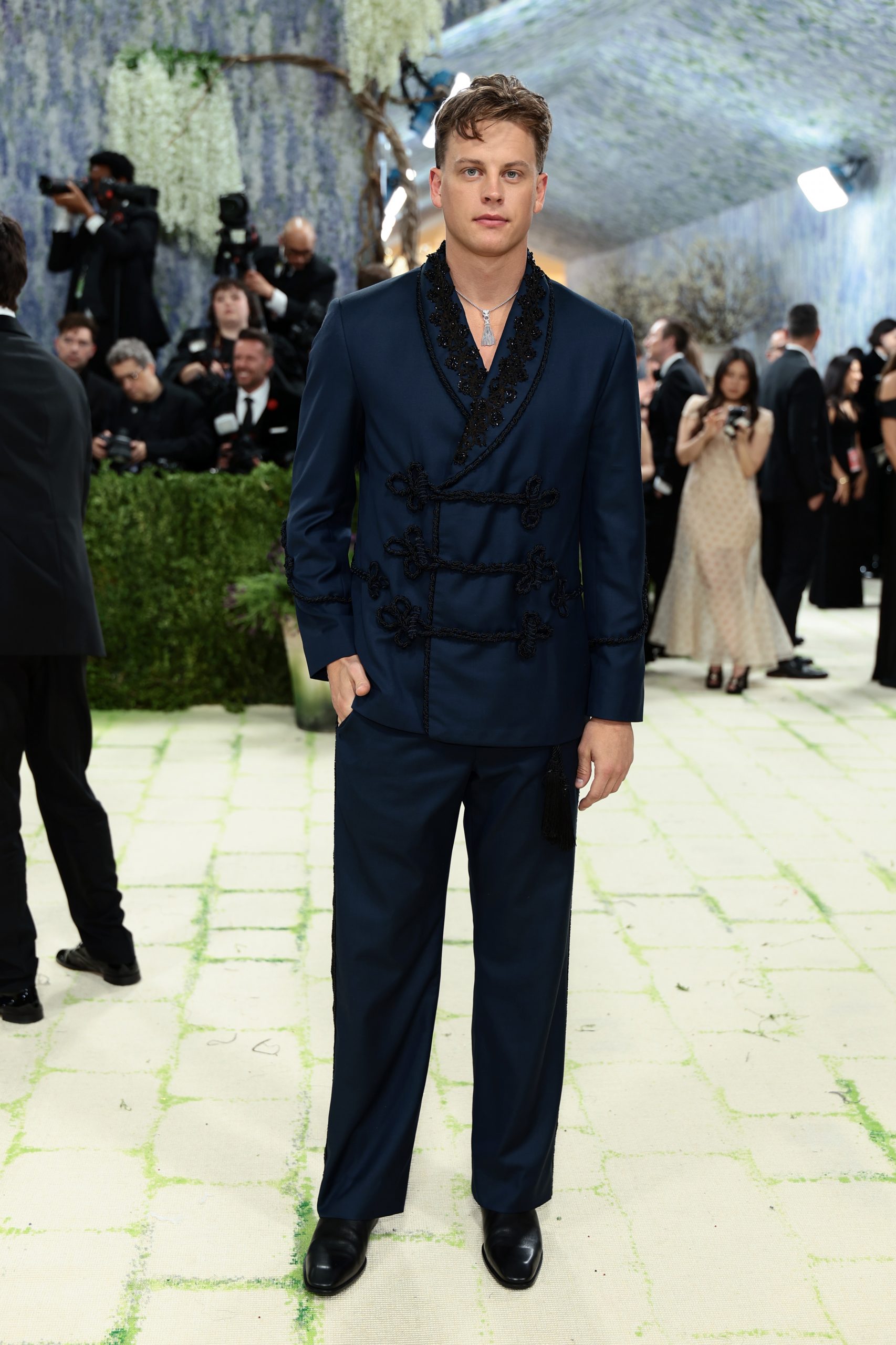 NEW YORK, NEW YORK - MAY 04: Joe Burrow attends the 2026 Met Gala celebrating "Costume Art" at the Metropolitan Museum of Art on May 04, 2026 in New York City. (Photo by Dimitrios Kambouris/Getty Images for The Met Museum/Vogue)
